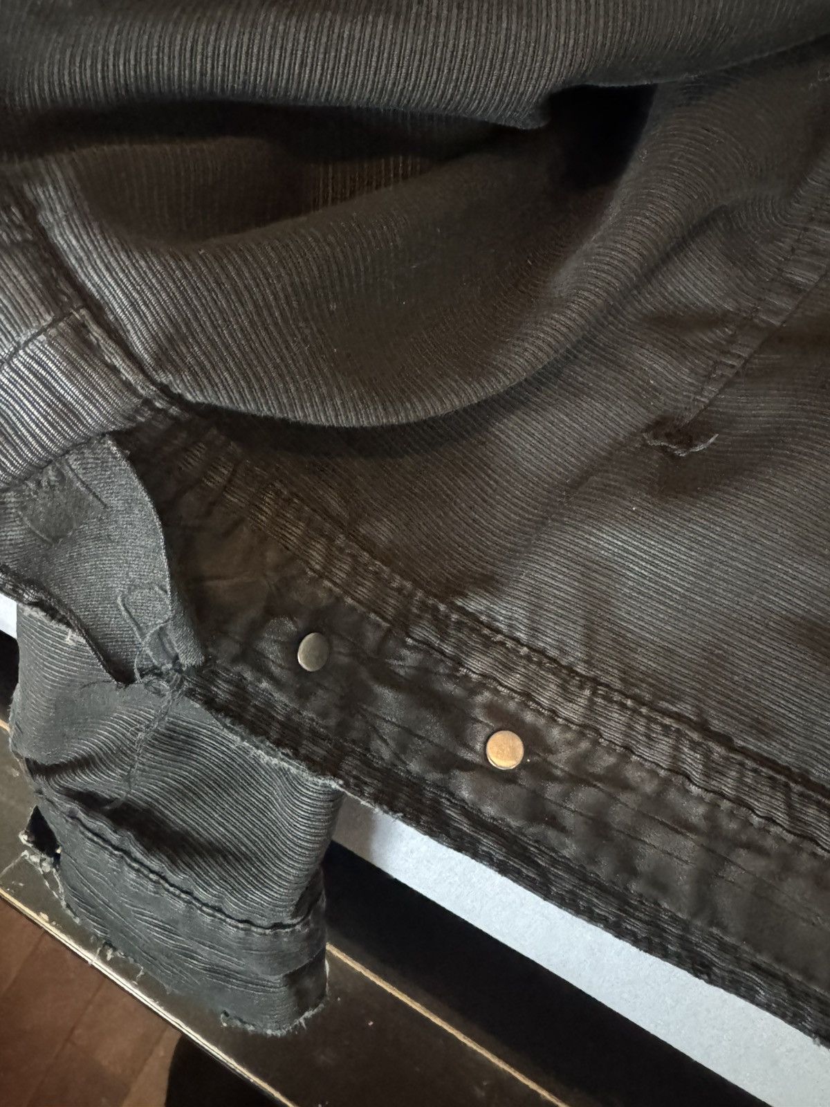 Rick Owens × Rick Owens Drkshdw Rick Owens trucker jacket Size US M / EU 48-50 / 2 - 5 Thumbnail