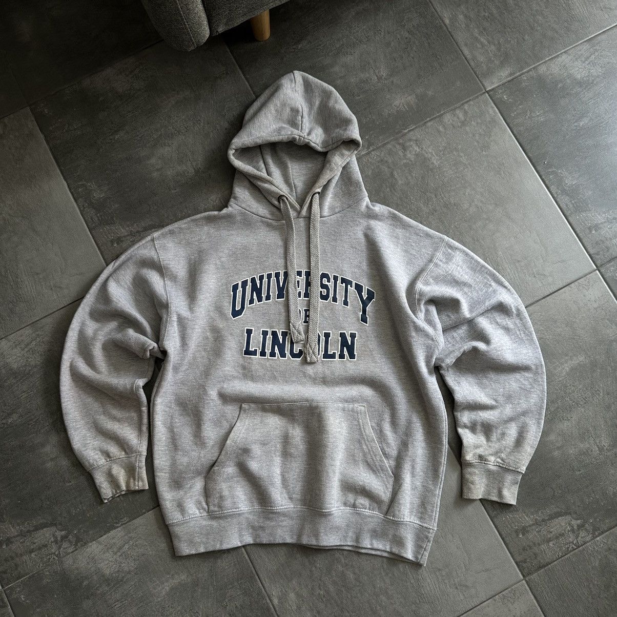 Designer × Vintage Vintage Japanese Style Hoodie University of Lincoln Big Logo Size US L / EU 52-54 / 3 - 6 Thumbnail