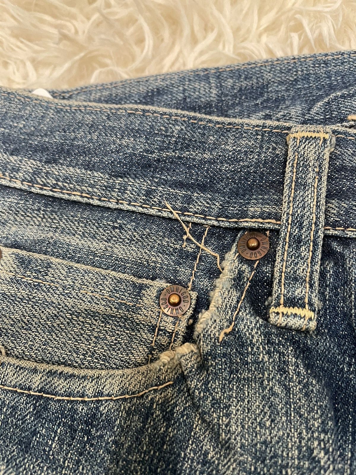 OMNIGOD Bind Offer‼️Vintage Omnigod Selvedge Rusty Denim (24-093) Size US 31 - 7 Thumbnail