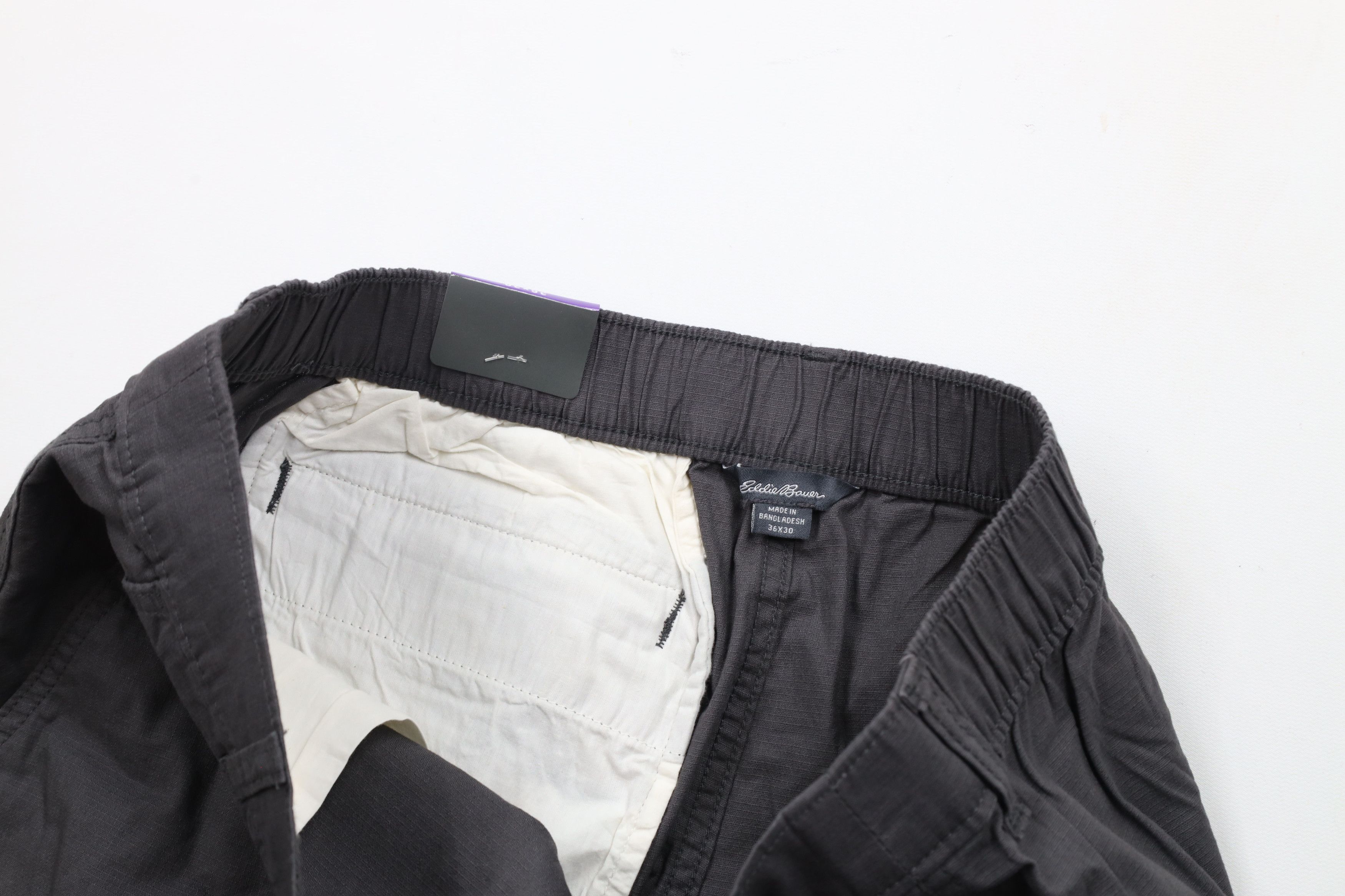 Eddie Bauer × Vintage New Eddie Bauer Ripstop Stretch Pants Trousers Gray Size US 36 / EU 52 - 6 Thumbnail