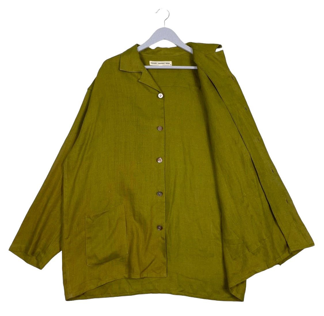 Issey Miyake × Japanese Brand 💥DOMESTIC INDIVIDUAL ACHOO LINEN BUTTON CHORE JACKET Size US M / EU 48-50 / 2 - 2 Thumbnail