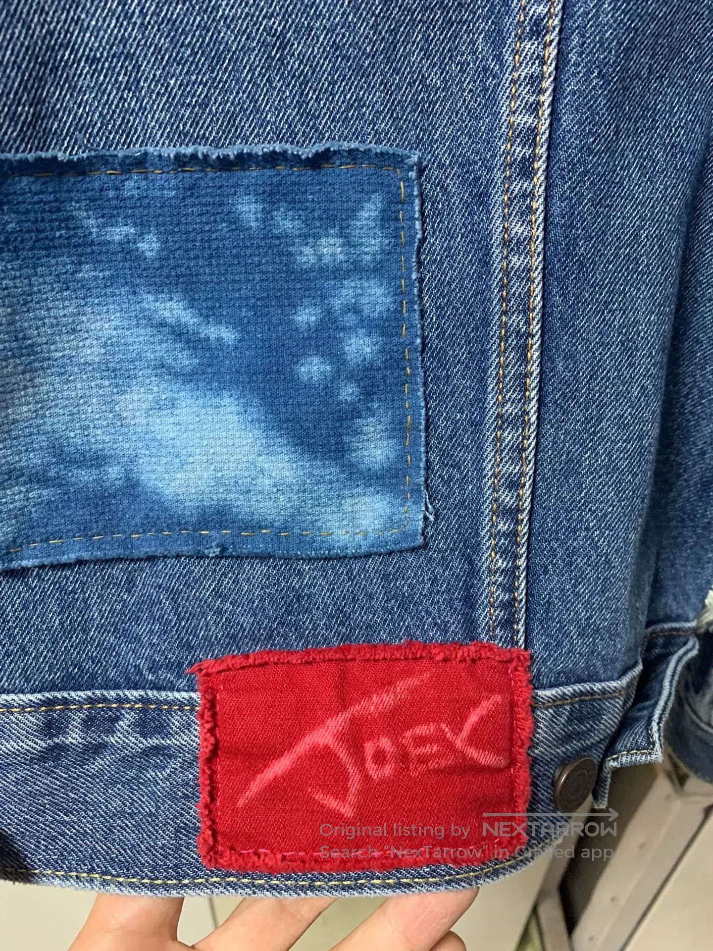 Levi's Vintage Clothing CGJoey Remake Boro Patch Denim Jacket. Size US M / EU 48-50 / 2 - 5 Thumbnail