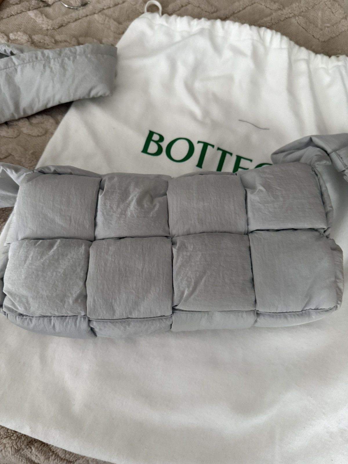Bottega Veneta Padded Tech Cassette Gray Grey Size ONE SIZE - 10 Thumbnail