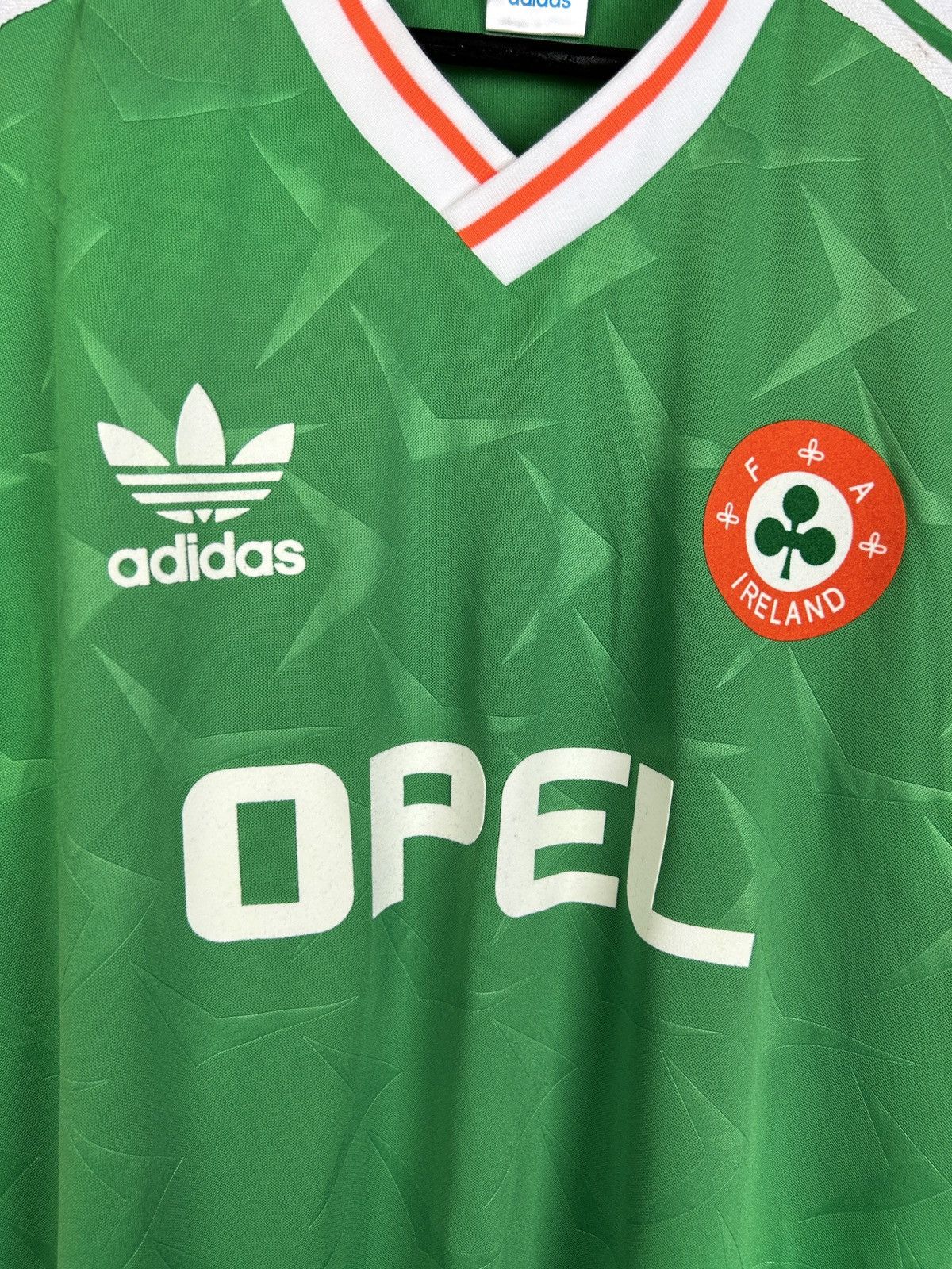 Vintage Vintage Ireland 1990 FAI Adidas Replica Soccer Jersey Size US L / EU 52-54 / 3 - 2 Thumbnail