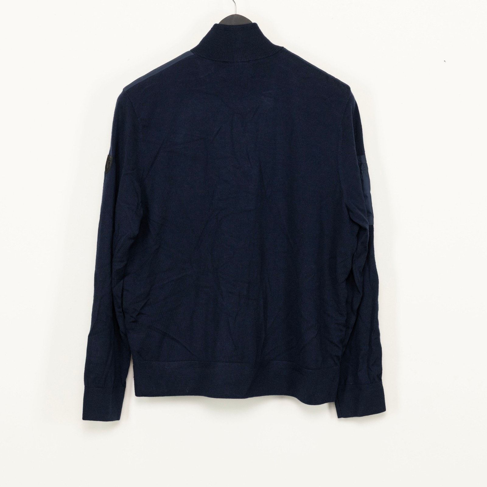 Polo Ralph Lauren Polo Ralph Lauren Men Wool Quilted Full Zip Hybrid Sweater Size US XL / EU 56 / 4 - 5 Thumbnail