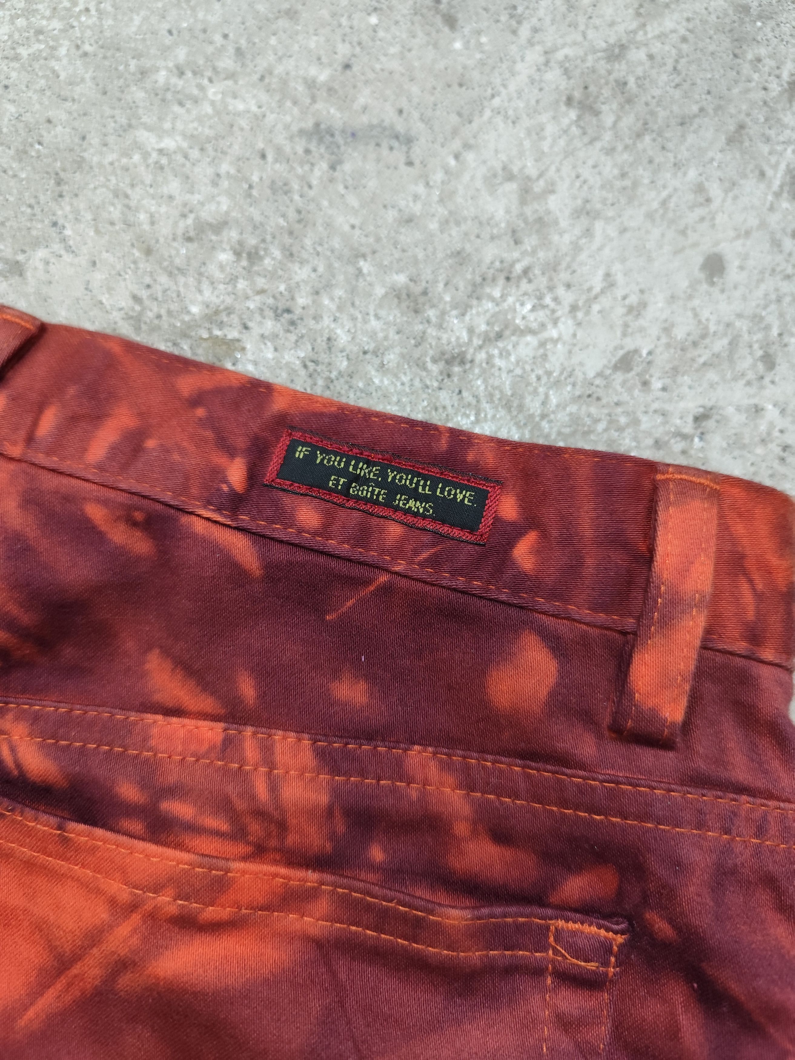 Tornado Mart If six was nine style et boite jeans flared bleach design Size US 28 / EU 44 - 10 Thumbnail