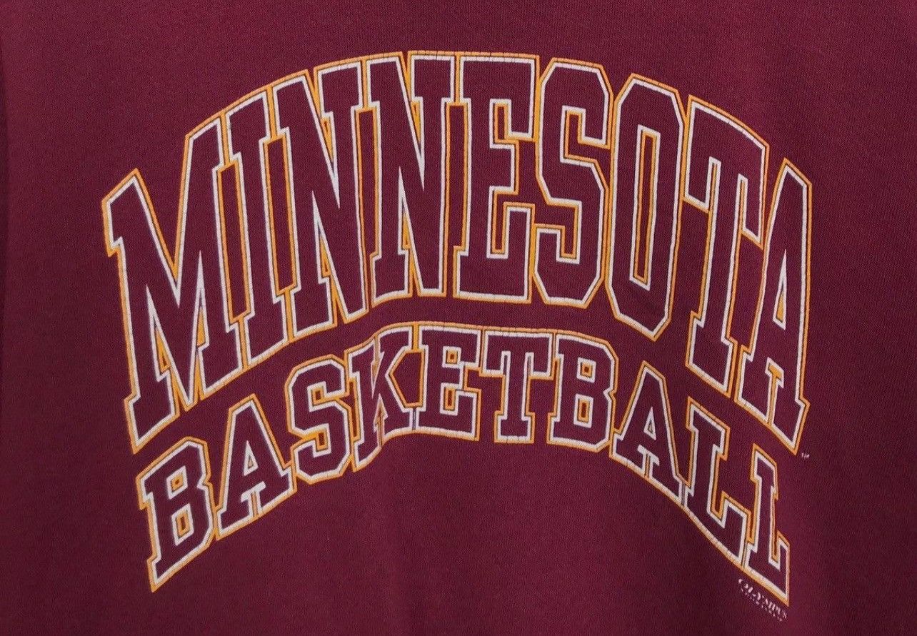 NBA × Vintage Vintage 90s Minnesota Basketball Spellout Sweatshirt Size US M / EU 48-50 / 2 - 4 Thumbnail