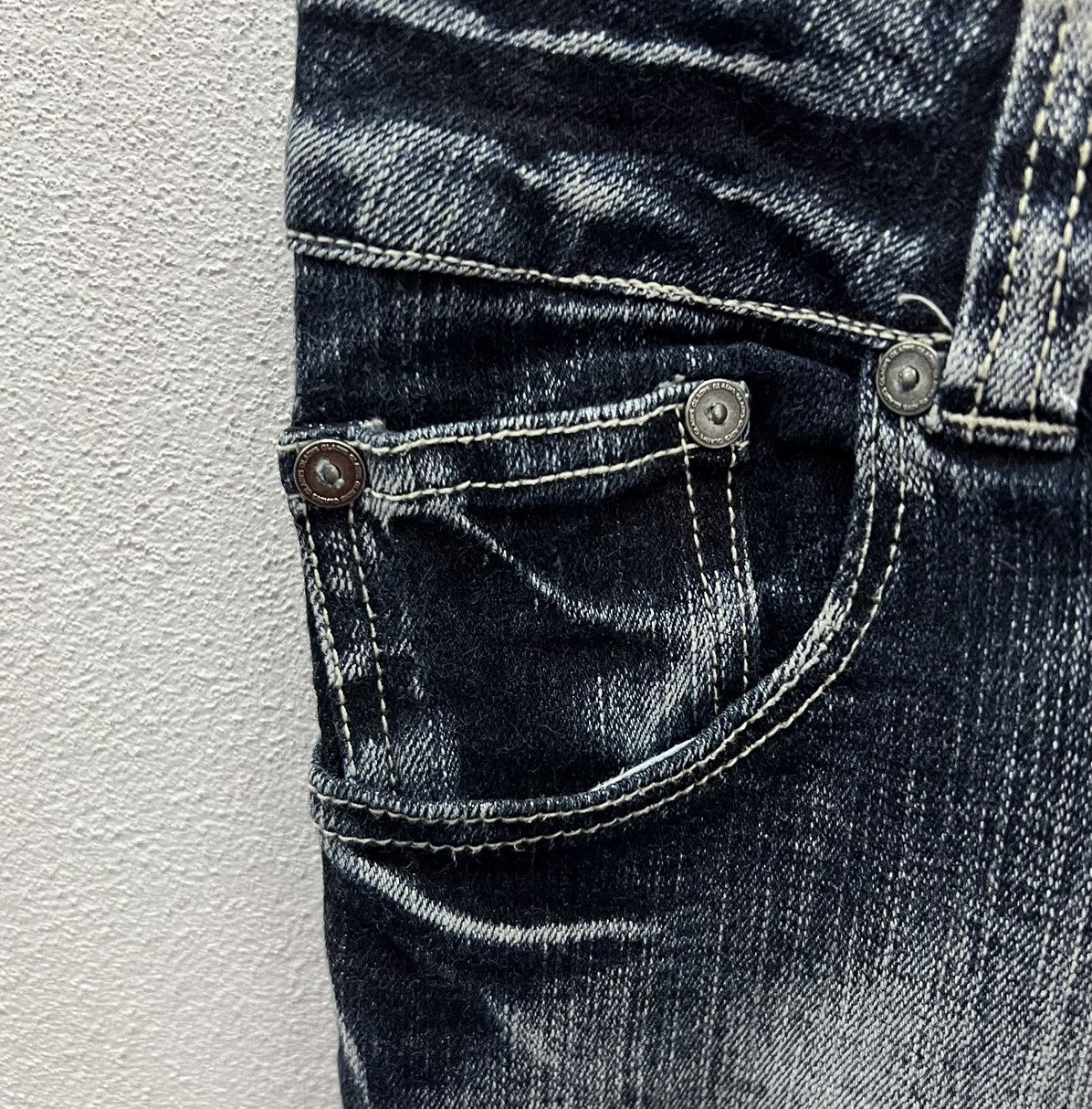 Japanese Brand × Vintage Vintage Y2K Style Distressed Denim Overalls – “Gladys” Brand Size US 32 / EU 48 - 6 Thumbnail