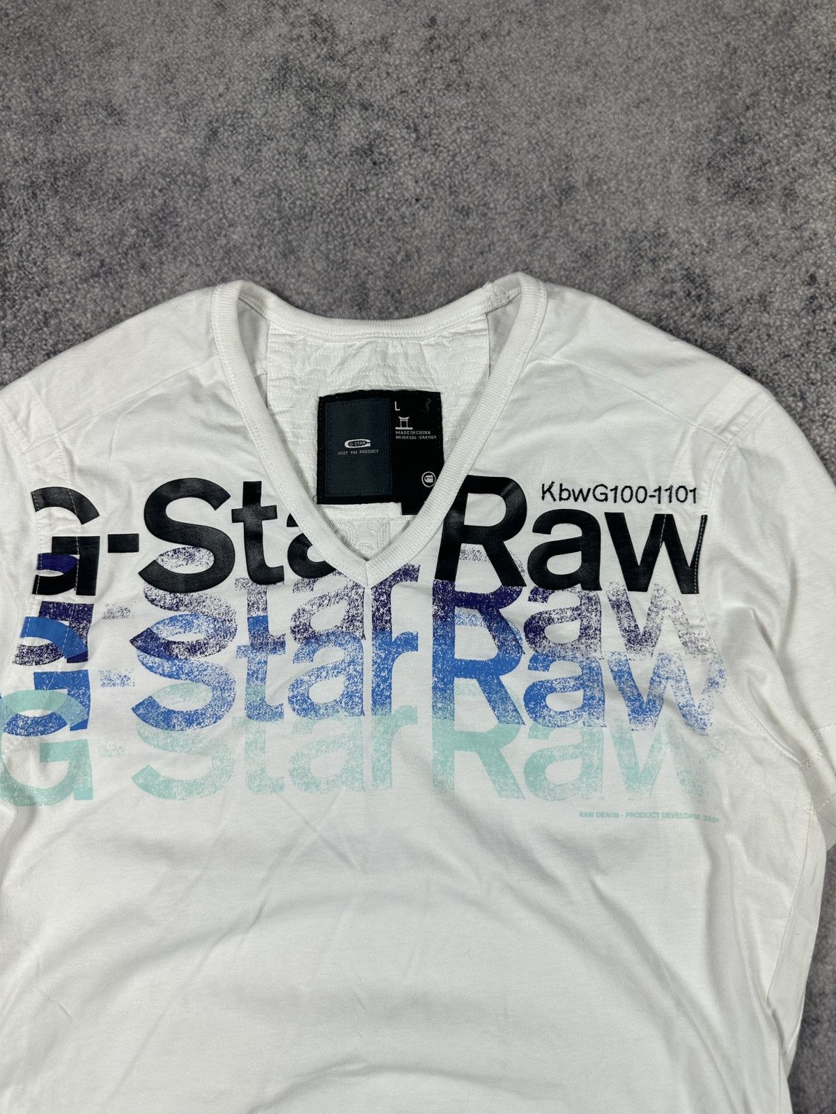 G-Star Vintage G Star Raw Big Logo T-shirt Streetwear Rare Casual Size US L / EU 52-54 / 3 - 2 Thumbnail
