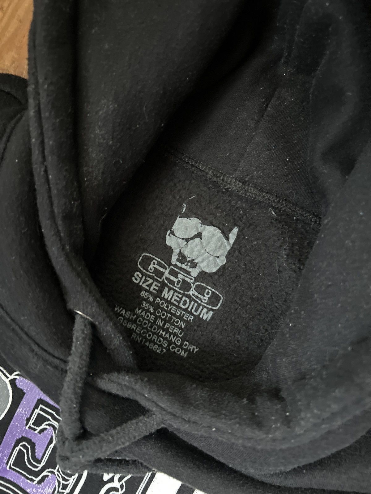 G59 Records Grey Day Suicide Boys 2023 Tour Black Hoodie Size US M / EU 48-50 / 2 - 3 Thumbnail