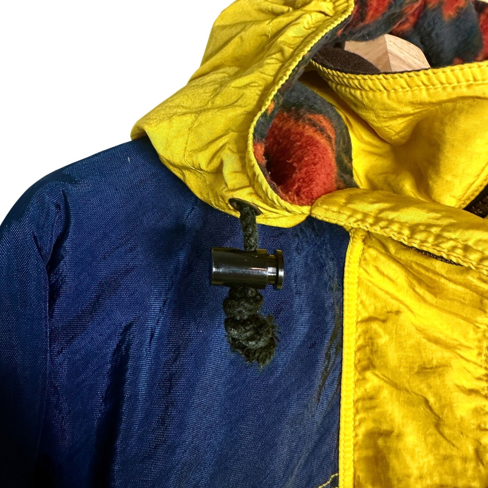 Descente Descente 90s Rare VNTG HalfZip Yellow Parka Aztec Ski Jacket Size US M / EU 48-50 / 2 - 14 Thumbnail
