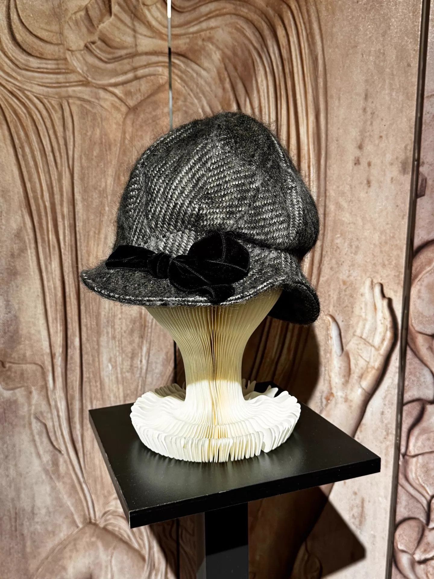 CA4LA Vintage Ca4la Houndstooth Wool Beret Size ONE SIZE - 8 Thumbnail