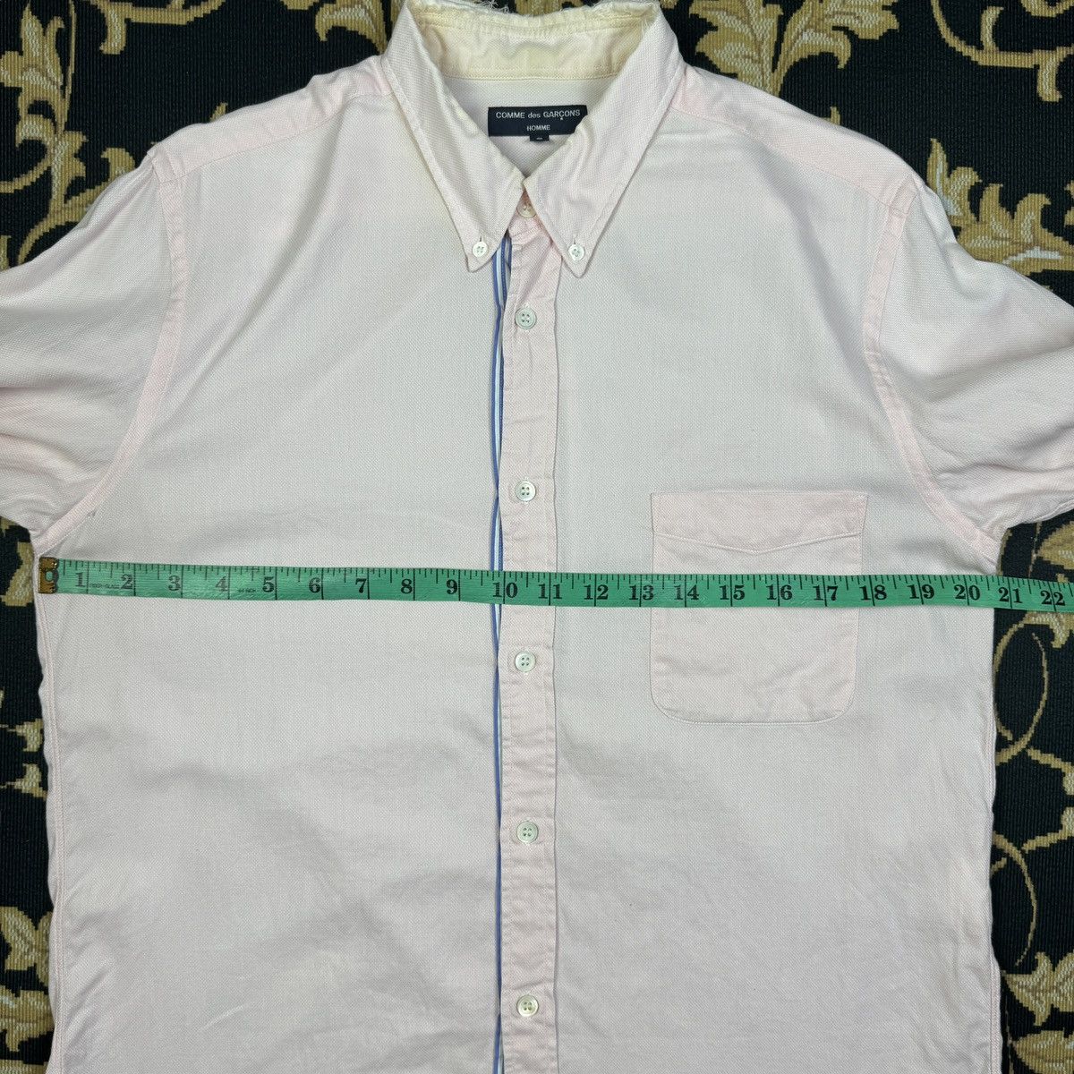 Comme des Garcons Comme des Garcons Homme Distressed Collar Shirt Size US S / EU 44-46 / 1 - 12 Thumbnail