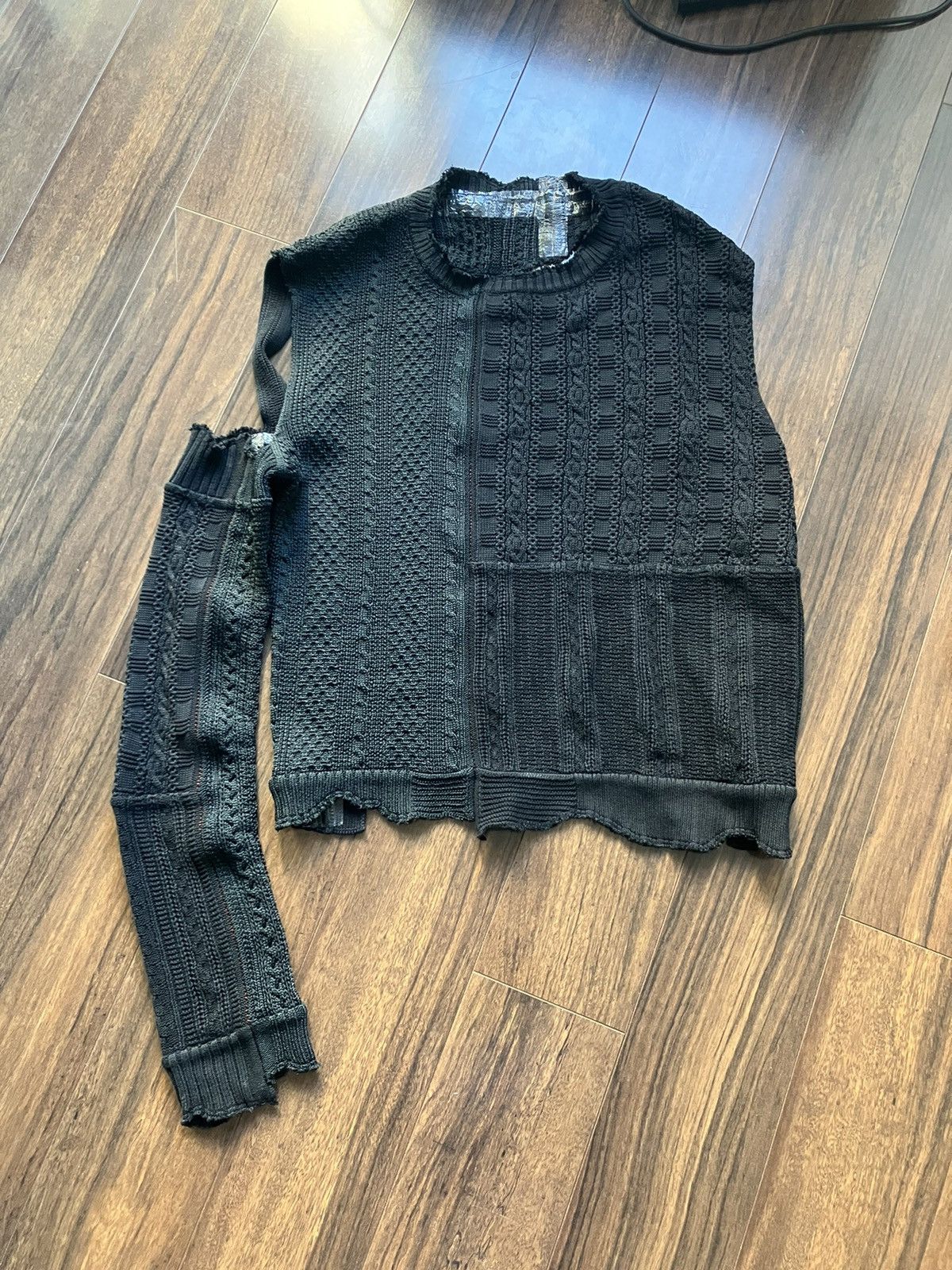 TAKAHIROMIYASHITA The Soloist. One Sleeve Cotton Knit