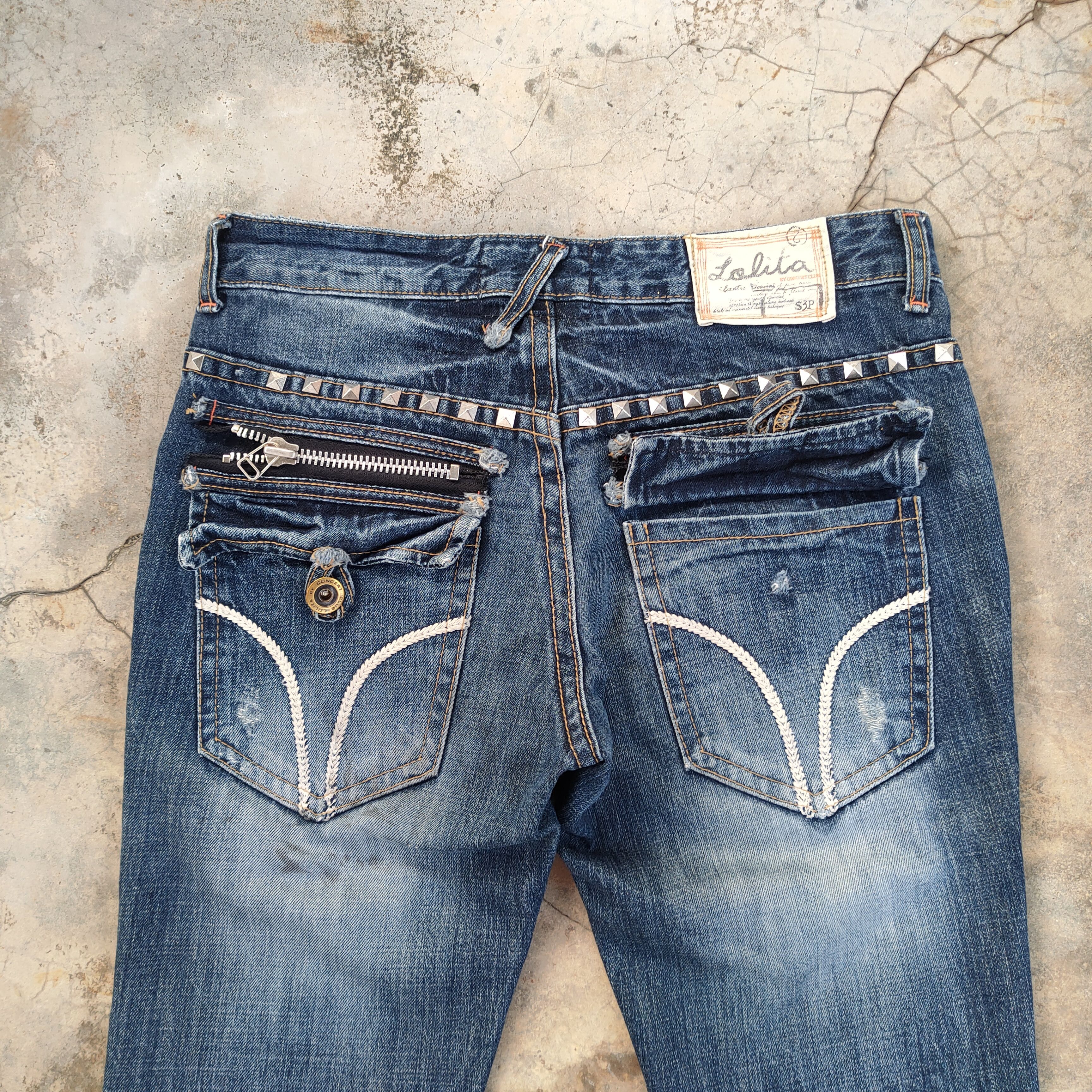Japanese Brand VINTAGE LOLITA JAPANESE FADED DISTRESSED DENIM JEAN PANTS Size US 33 - 8 Thumbnail