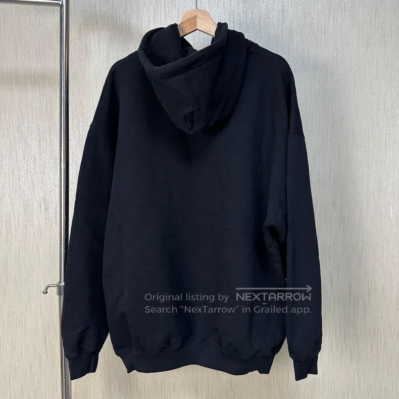 Balenciaga Balenciaga Logo Letter Print Drawstring Fleece Long Sleeve Size US S / EU 44-46 / 1 - 2 Thumbnail