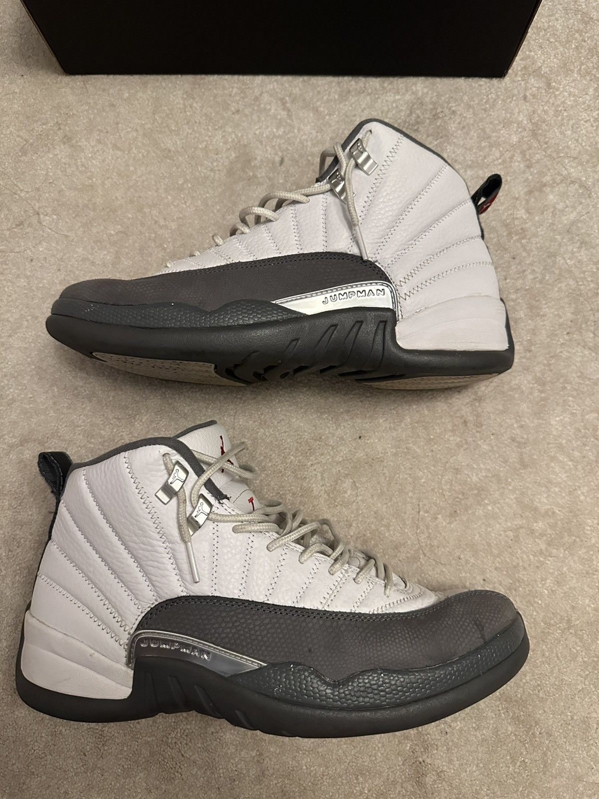 Used Jordan 12 Retro ‘White Dark Grey’