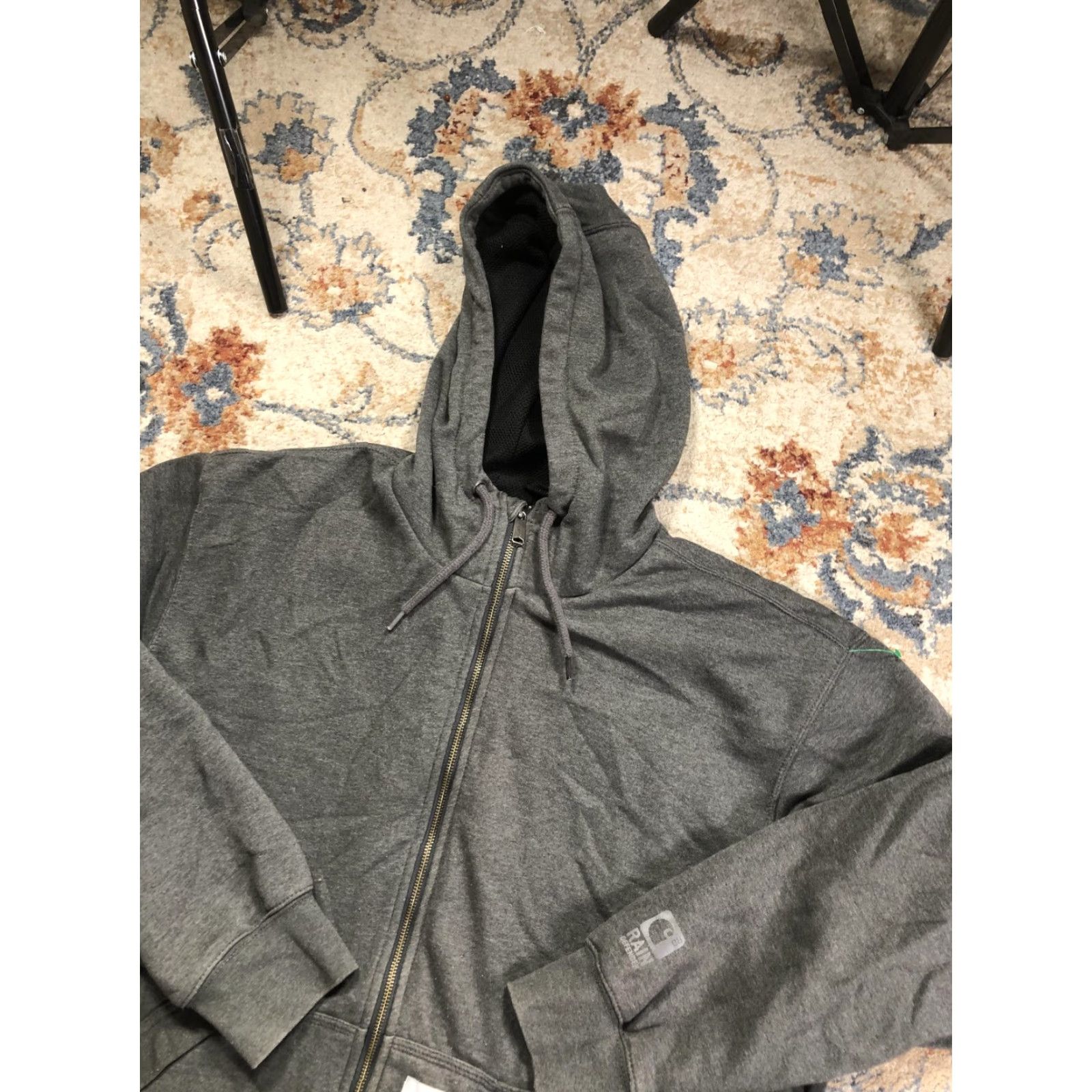 Carhartt Carhartt Hoodie Mens XL Gray Full Zip Rain Defender Lined Workwear Shirt Size US XL / EU 56 / 4 - 6 Thumbnail