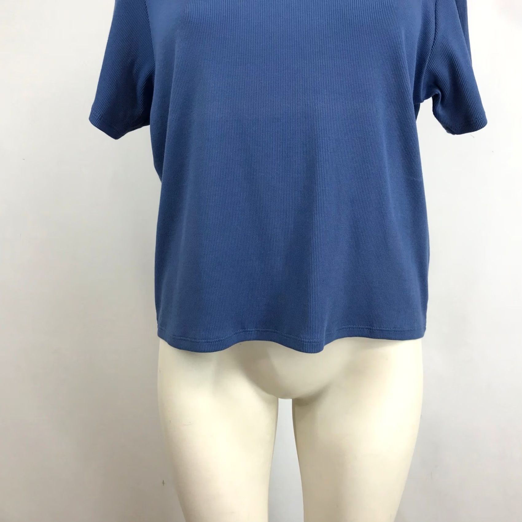 Pendleton VINTAGE Pendleton Blue Ribbed Crew Neck Knit Top XL Womens Size XL / US 12-14 / IT 48-50 - 3 Thumbnail