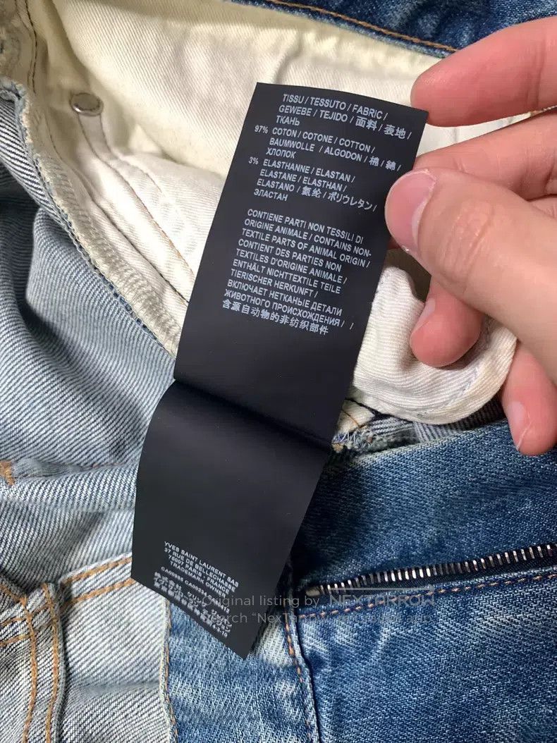 Saint Laurent Paris Saint Laurent Paris jeans i Size US 32 / EU 48 - 6 Thumbnail