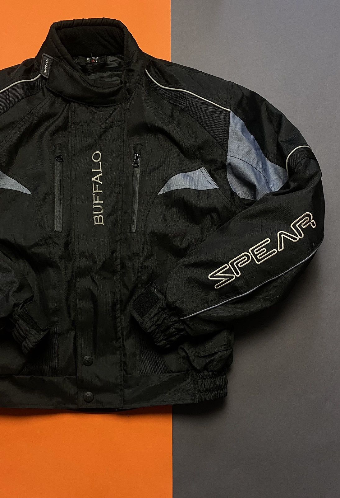 Vintage Buffalo Moto Racing Jacket Size US S / EU 44-46 / 1 - 2 Thumbnail
