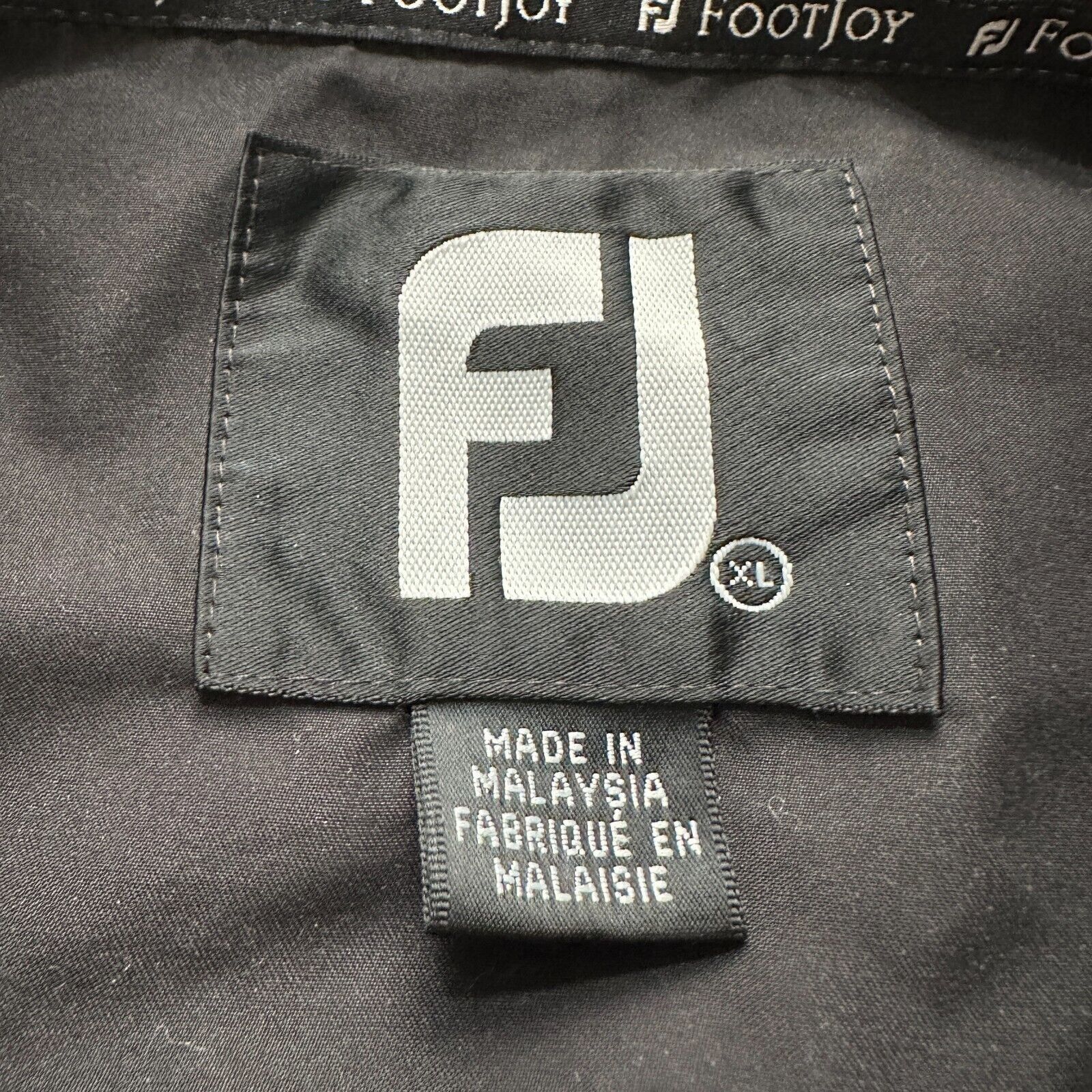 Footjoy FootJoy Pullover Golf Jacket XL Black Medford Lakes Branded Size US XL / EU 56 / 4 - 6 Thumbnail