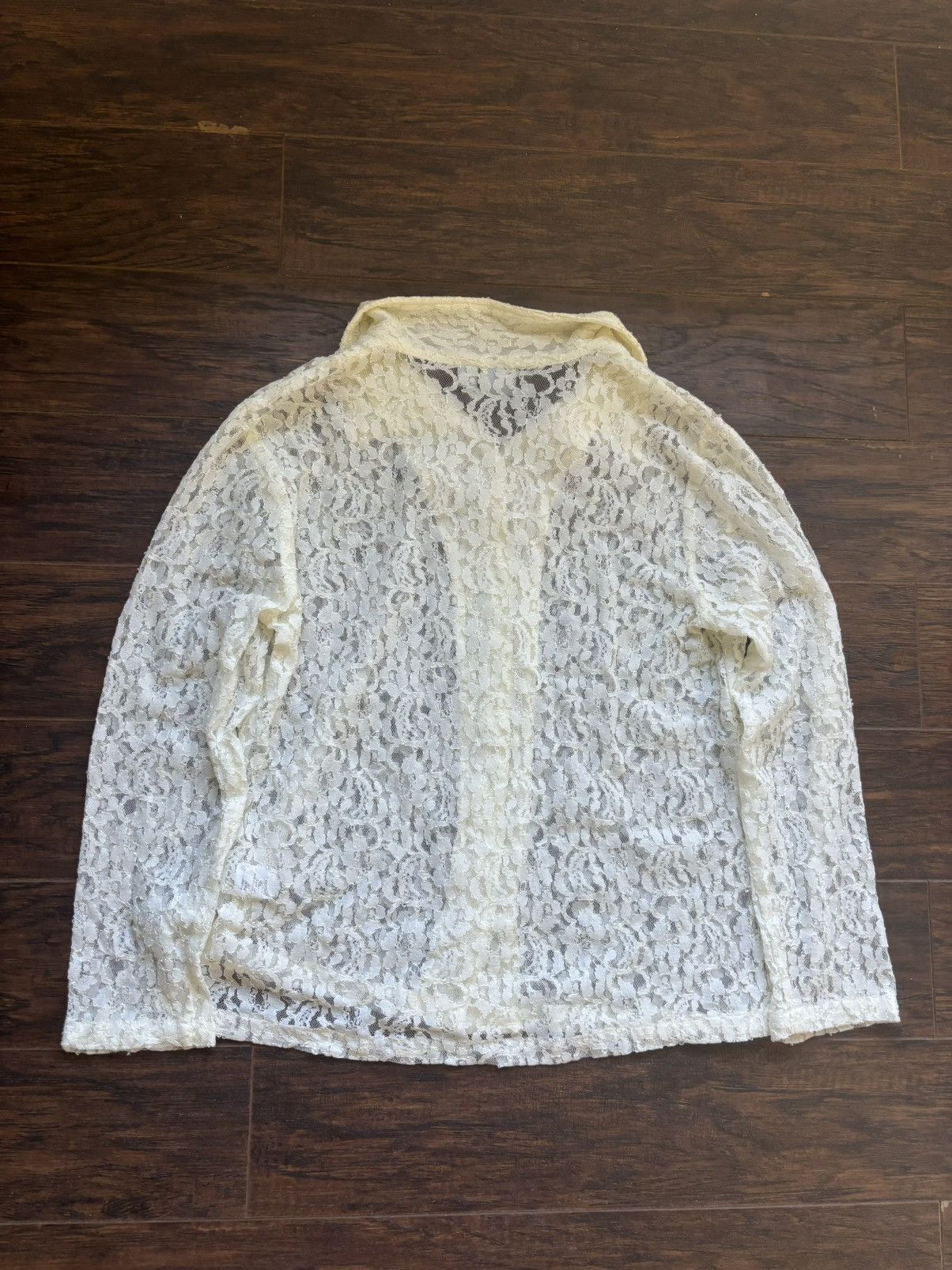 Other Lace Button-Up Shirt Size L / US 10 / IT 46 - 3 Thumbnail