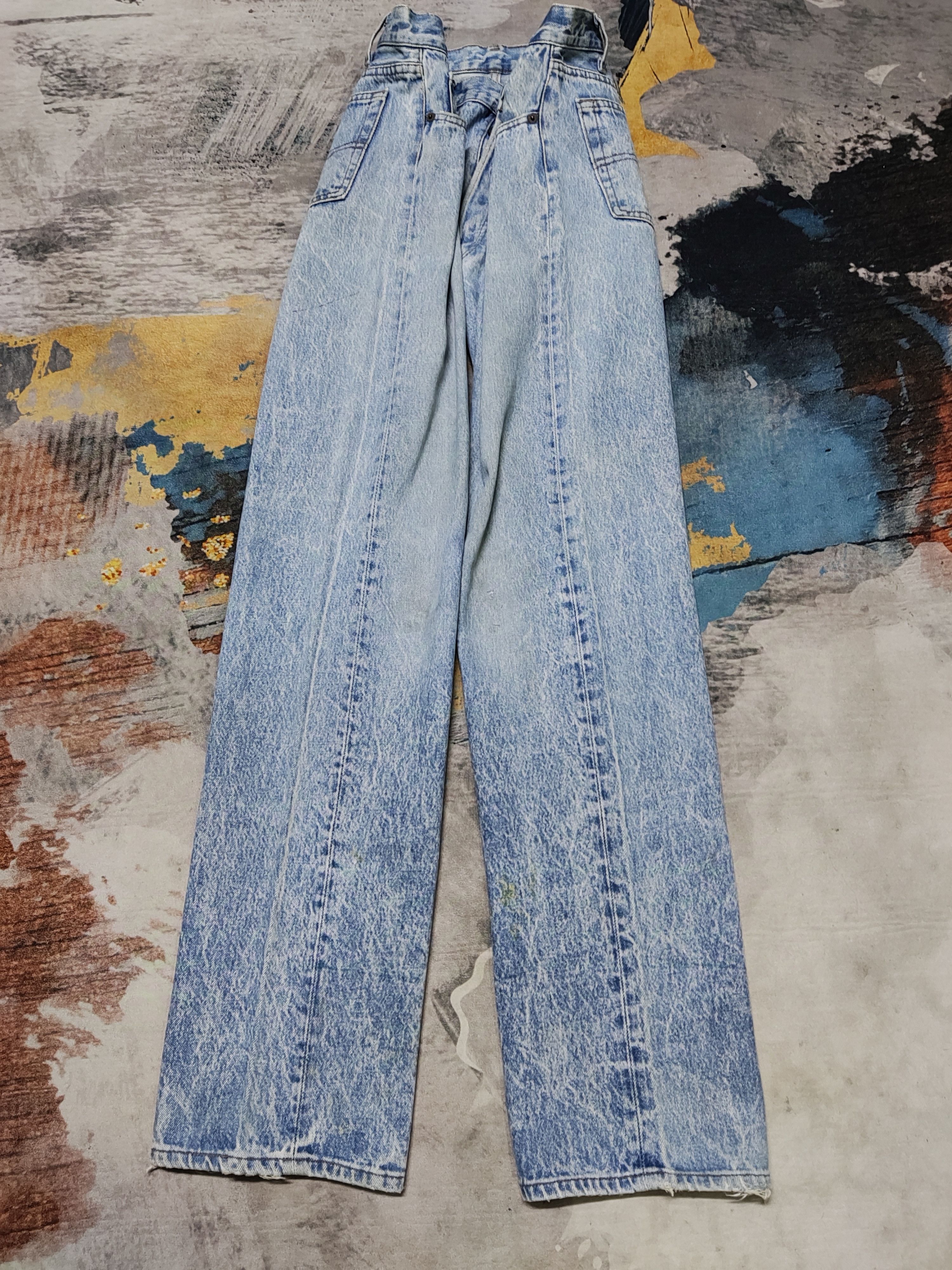 Levi's Vintage Levis 501 80s Acid Wash Size US 36 / EU 52 - 8 Thumbnail