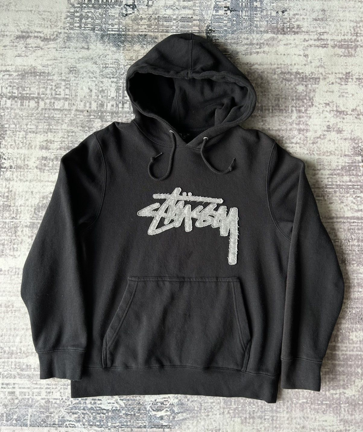Stussy Stussy Black Embroidered Hoodie Size US S / EU 44-46 / 1 - 1 Thumbnail