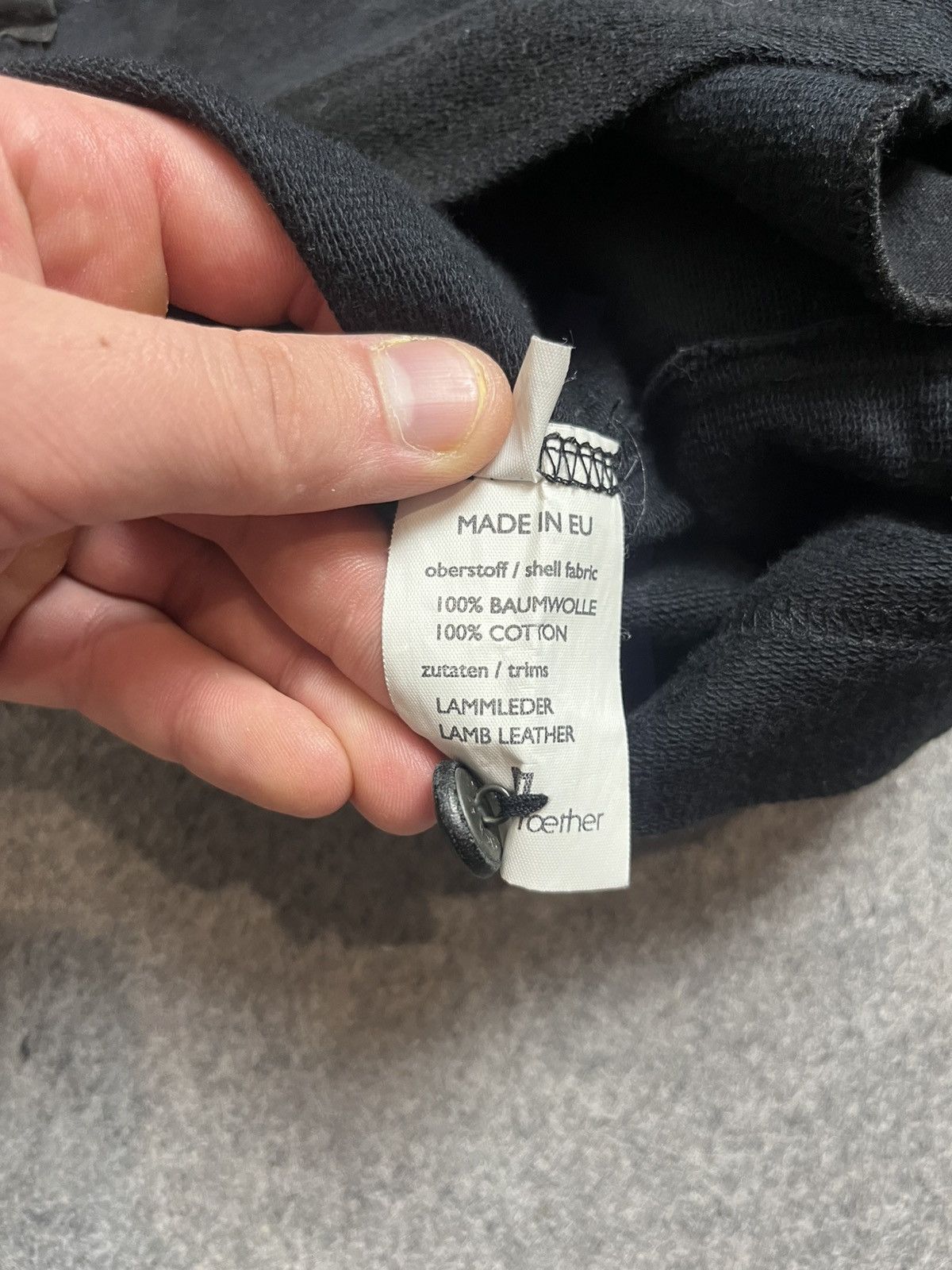 Designer × Japanese Brand Hannes roether button sweatshirt Size US XL / EU 56 / 4 - 8 Thumbnail