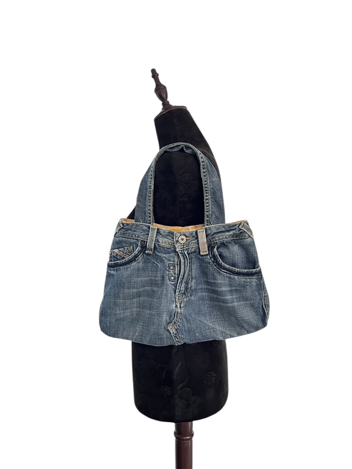 Diesel Diesel Custom Made Denim Shoulder Bag Size ONE SIZE - 1 Thumbnail