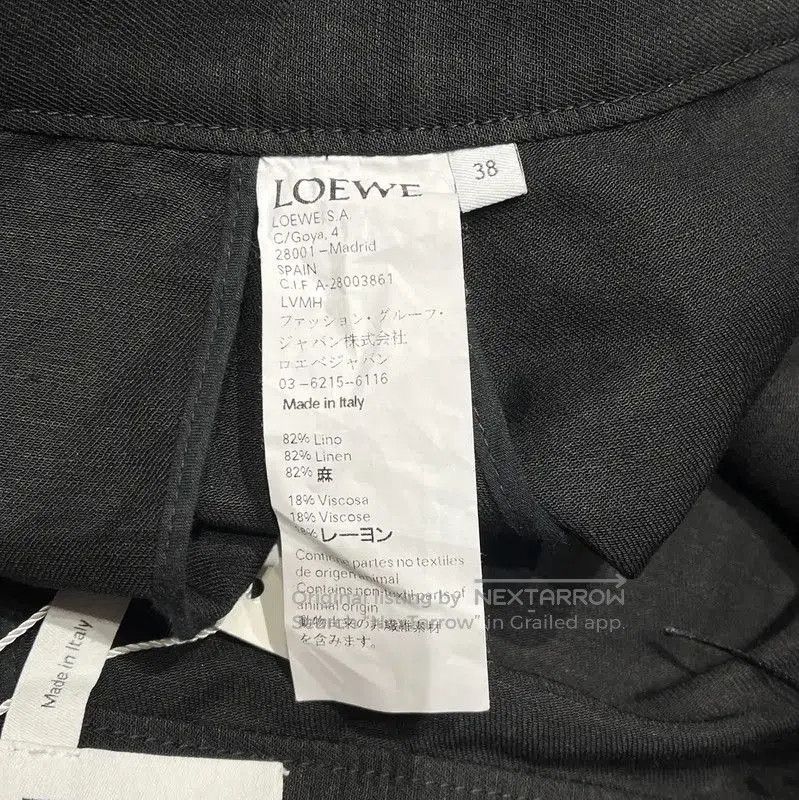 Loewe Loewe Irregular Black Midi Skirt for Women . Size 28" / US 6 / IT 42 - 4 Thumbnail