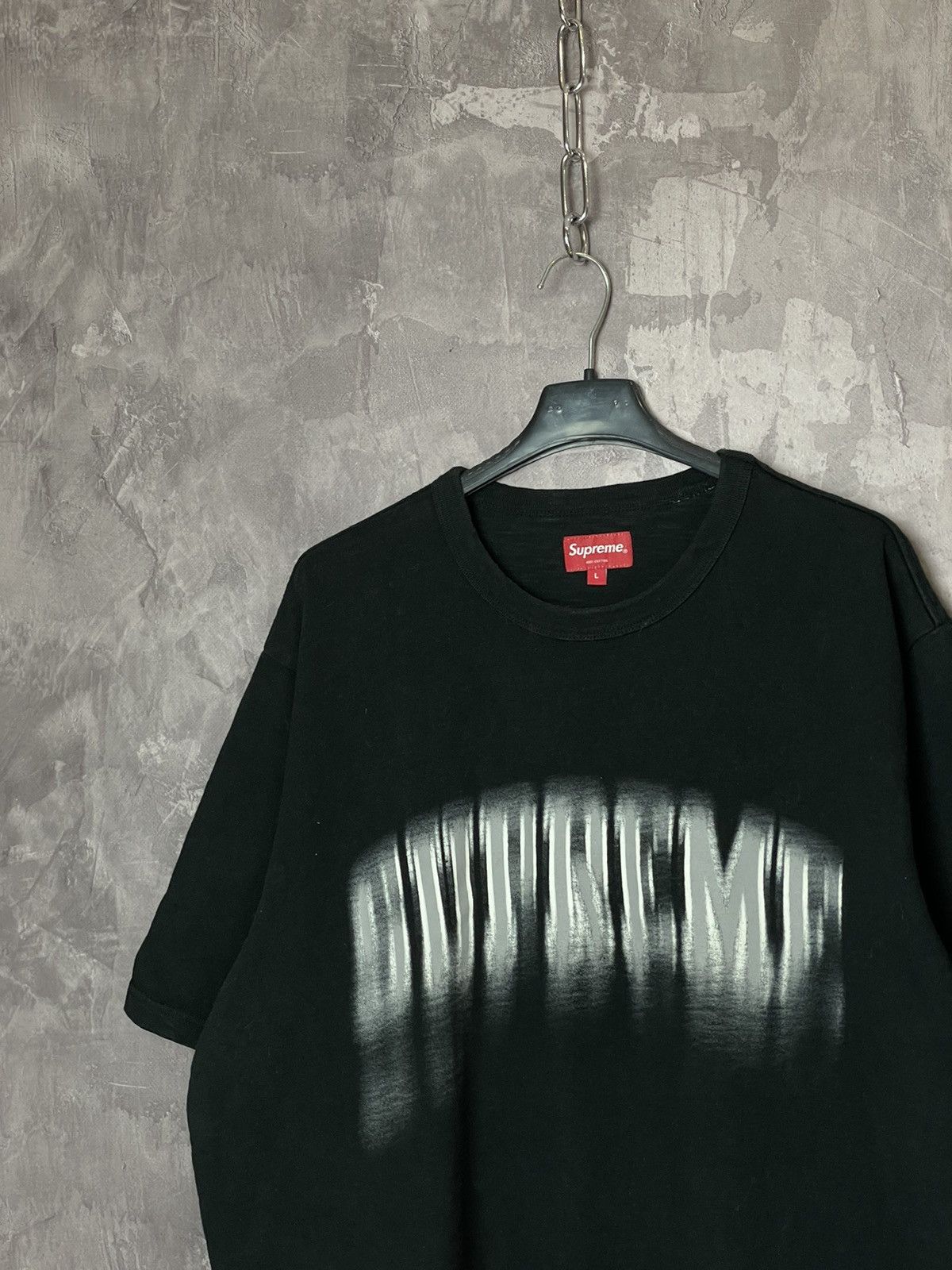 Hypebeast Supreme Blurred Arc Top T Shirt SS21 Hype Rare Size US L / EU 52-54 / 3 - 2 Thumbnail