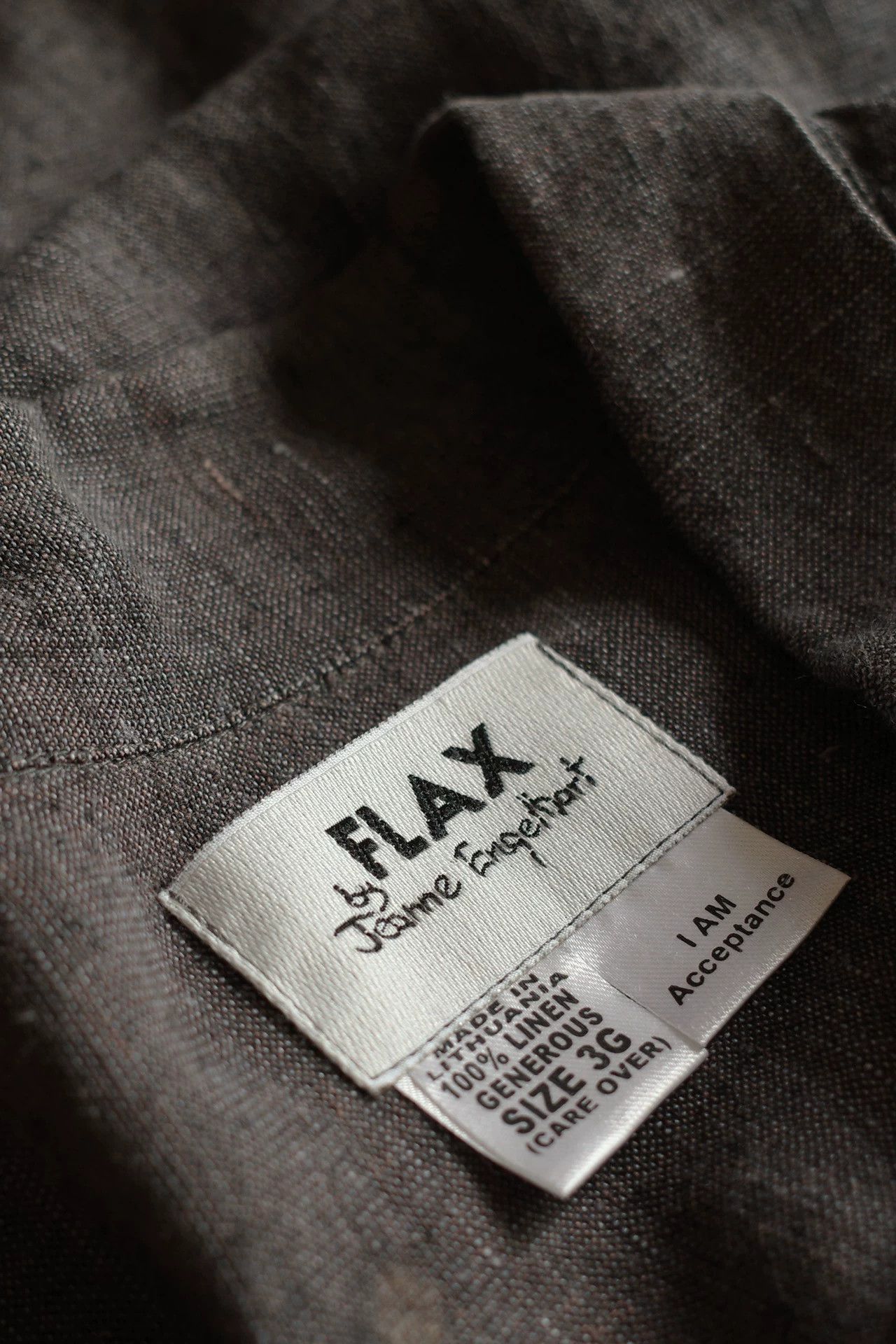 Other Flax by Jeanne Engelhart Multicolor Linen Relaxed Jacket XL Size US XL / EU 56 / 4 - 6 Thumbnail