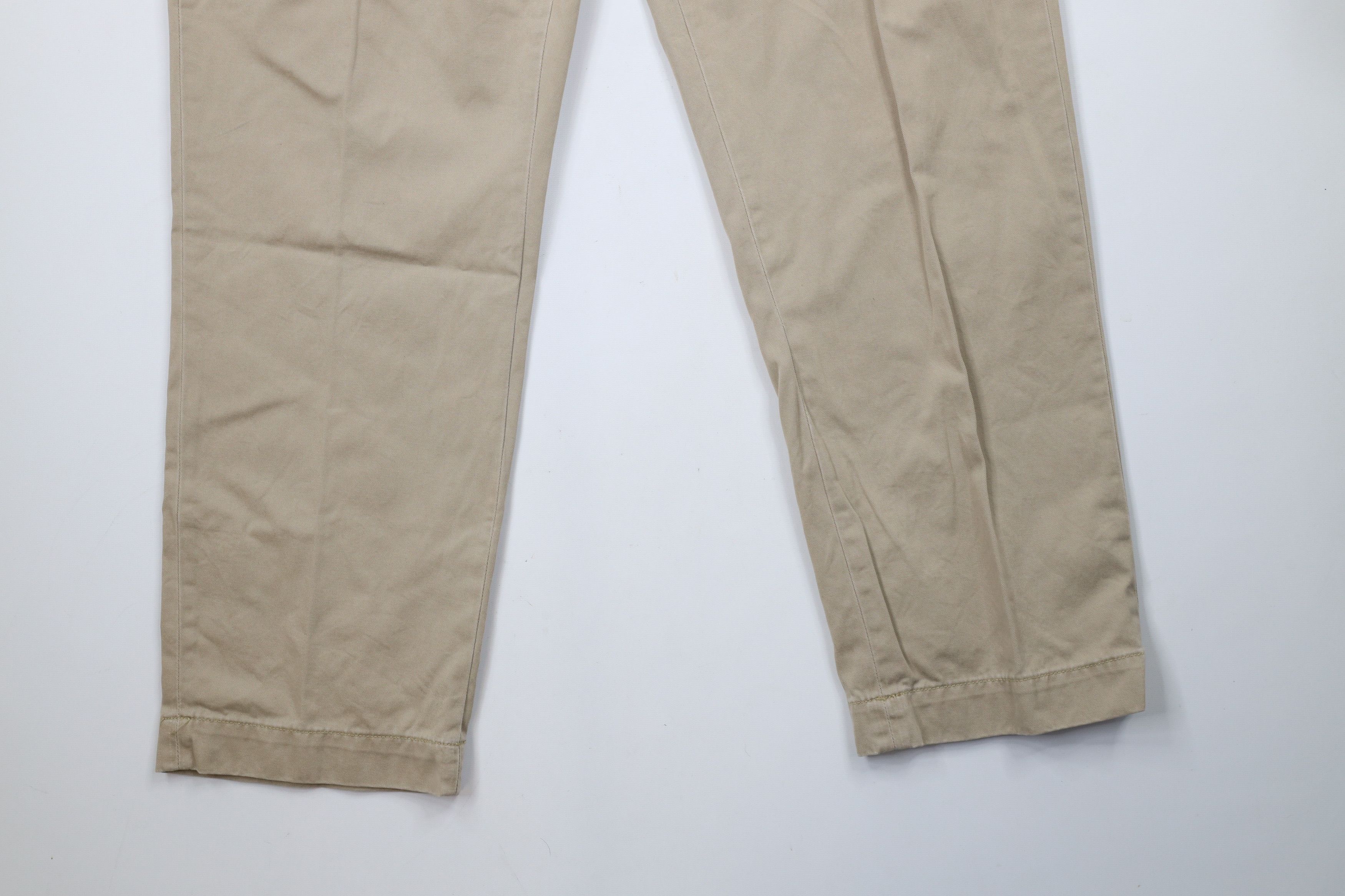 Ralph Lauren × Vintage Vintage 90s Ralph Lauren Wide Leg Chino Pants Khaki Cotton Size US 38 / EU 54 - 4 Thumbnail
