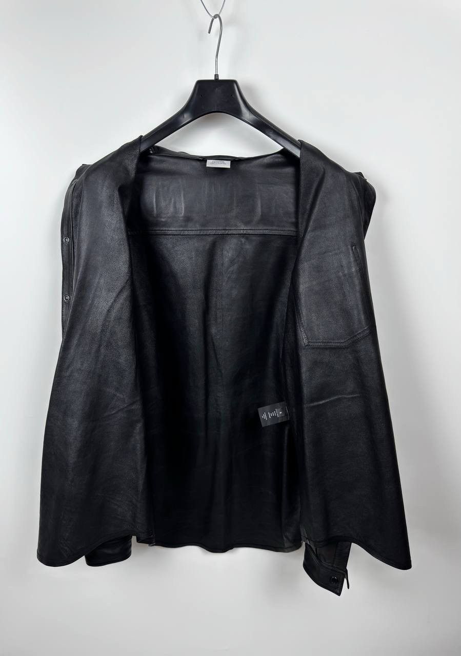 Vetements Vetements Leather Overshirt Jacket Size US S / EU 44-46 / 1 - 3 Thumbnail