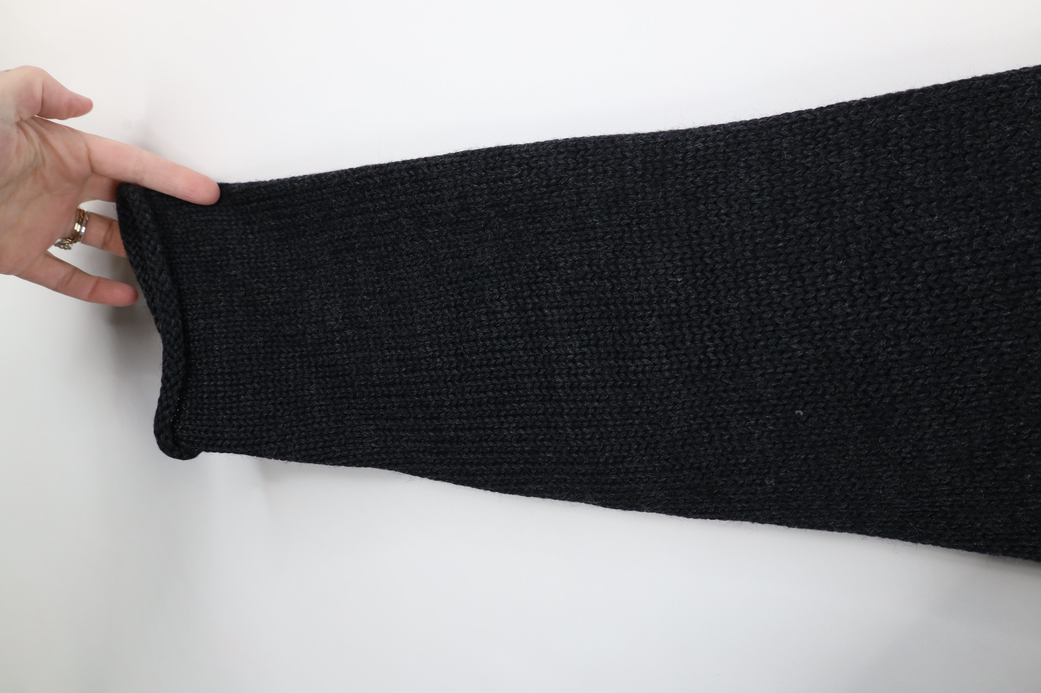 J.Crew × Vintage Vintage 90s J Crew Marled Wool Knit Turtleneck Sweater Size L / US 10 / IT 46 - 5 Thumbnail