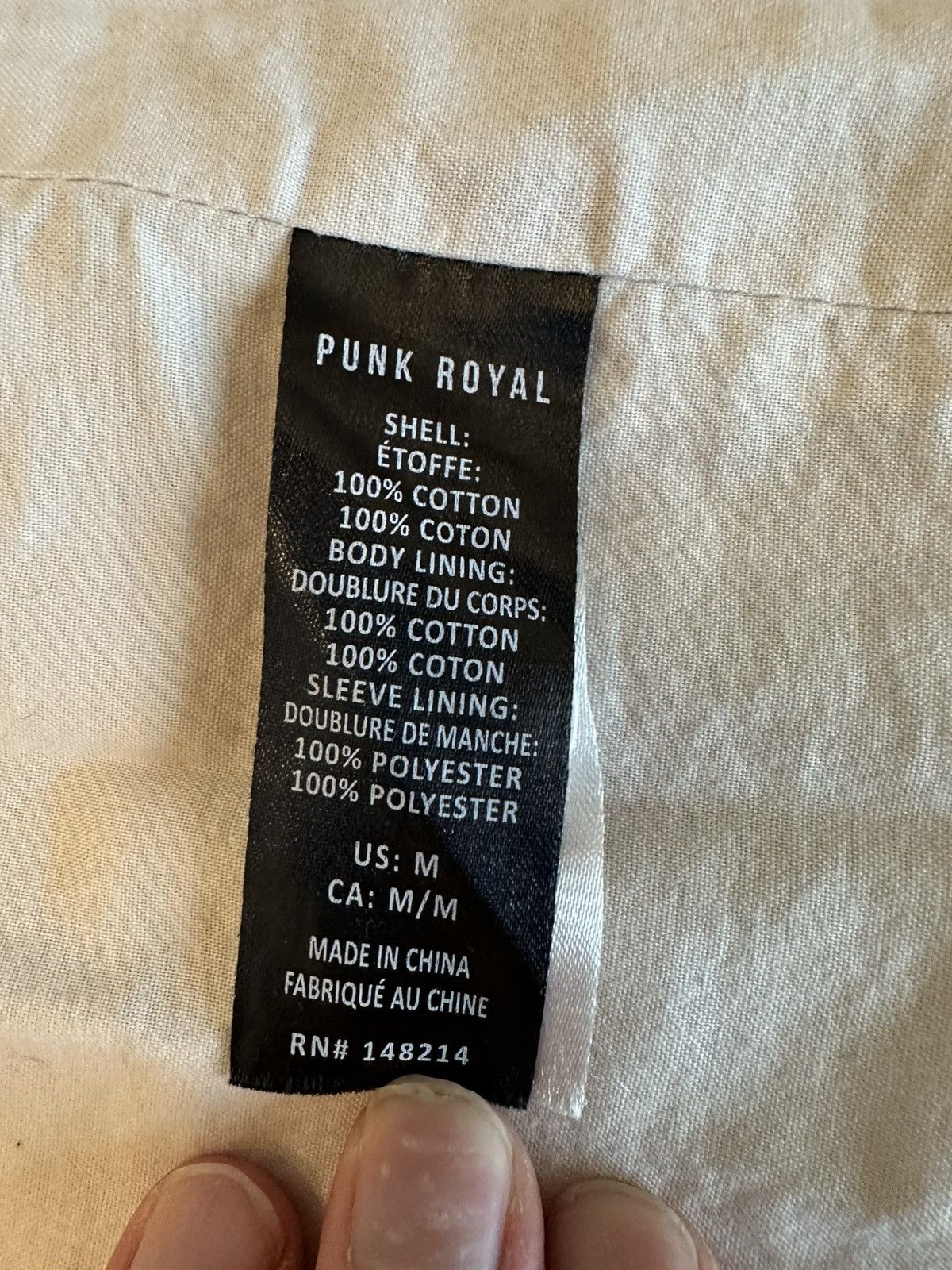 Other Punk Royal Men’s Jacket-Size Medium Size US M / EU 48-50 / 2 - 10 Thumbnail