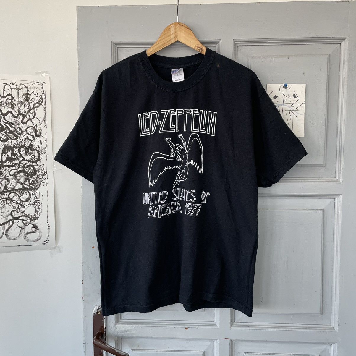 Band Tees × Led Zeppelin × Vintage Vintage 2003 Led Zeppelin United States of America T-shirt Size US L / EU 52-54 / 3 - 6 Thumbnail