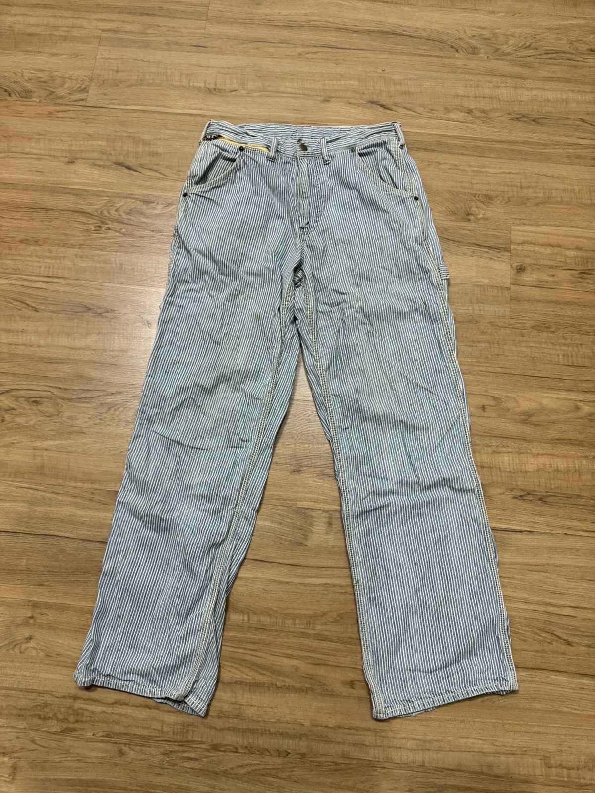 image of Blue Blue Japan x Vintage Blue Blue Hickory Pants, Men's (Size 32)