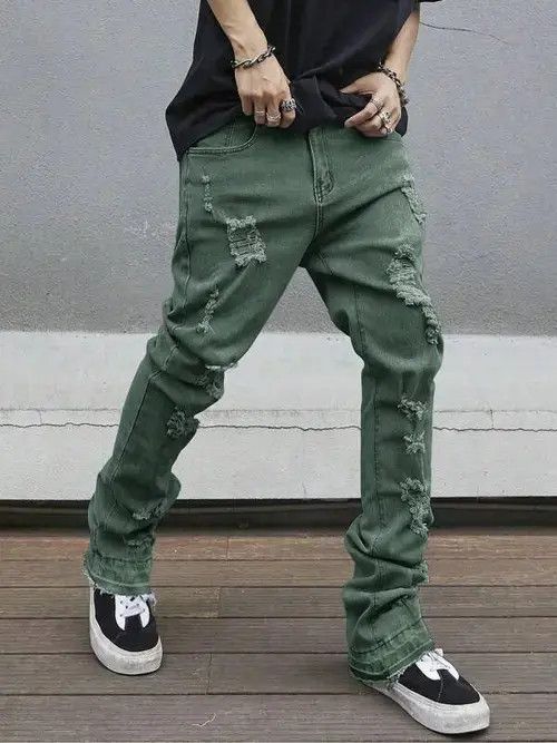 Jean Skinny distressed pants Size US 30 / EU 46 - 1 Thumbnail