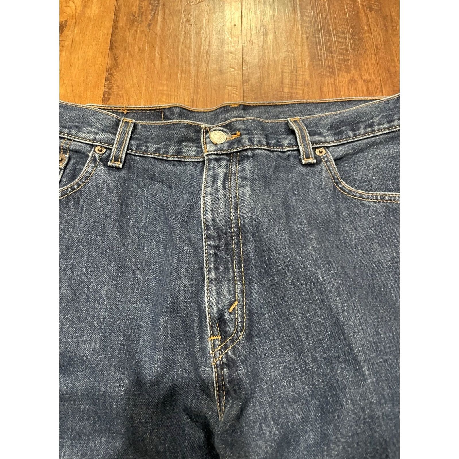 Levi's VINTAGE Levi’s 560 Jeans Women’s Size 16 Blue 35x28 Straight Relaxed 5-Pocket Denim Jeans Size 38" / US 16 / IT 52 - 5 Thumbnail