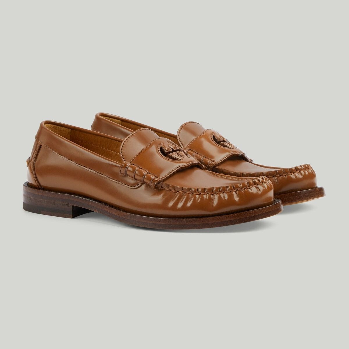 Gucci o1s1wg110225 Women Loafers With Horsebit in Brown Size US 8.5 / IT 38.5 - 2 Thumbnail