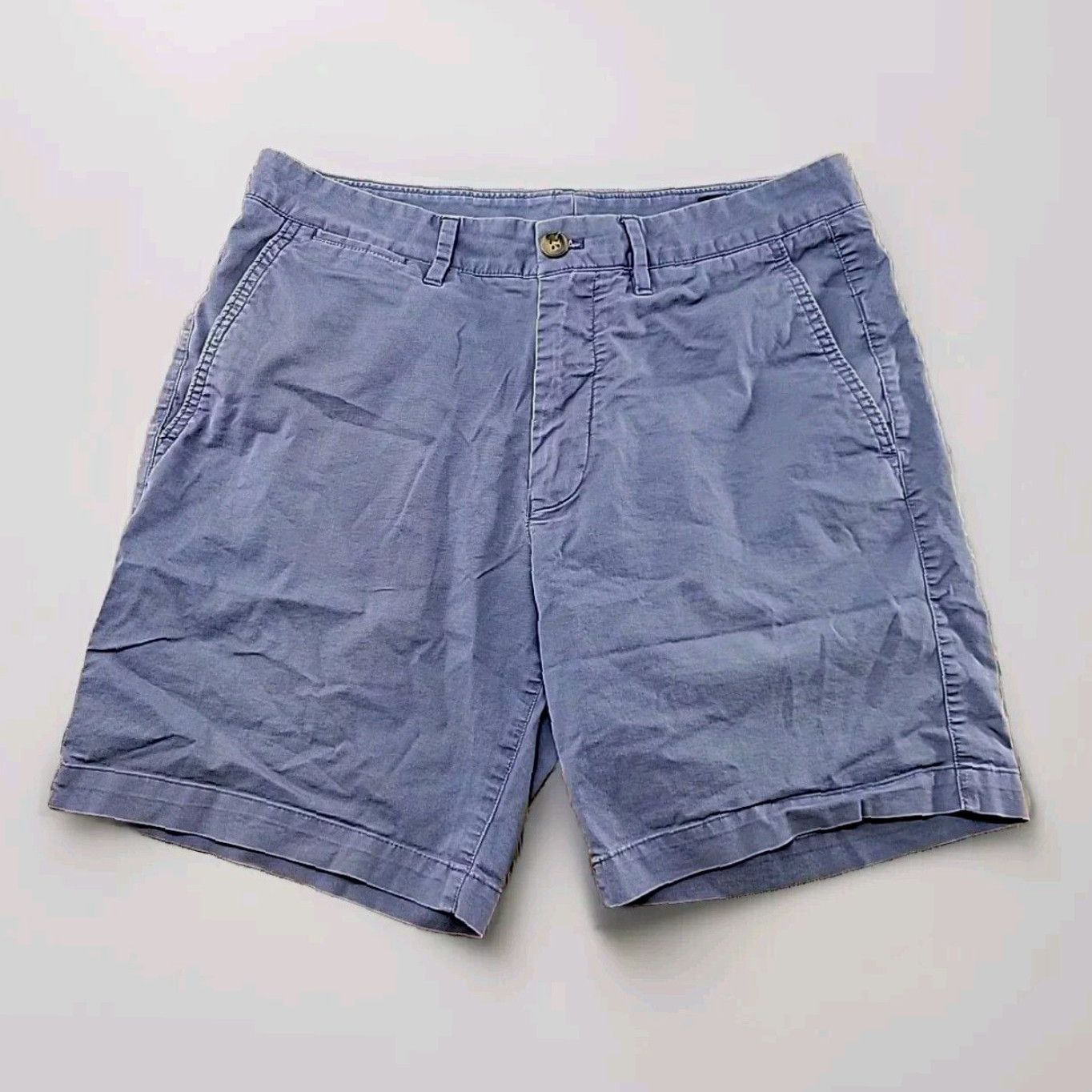 Bonobos Bonobos Classic 31 Inch Blue Chino Flat Front Shorts with 7 Inch Inseam and Stretch Pockets for Men Grailed