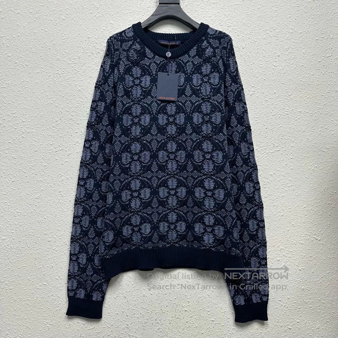 Louis Vuitton Louis Vuitton size4L Three-color knitted full-print sweater Size US XXL / EU 58 / 5 - 1 Thumbnail