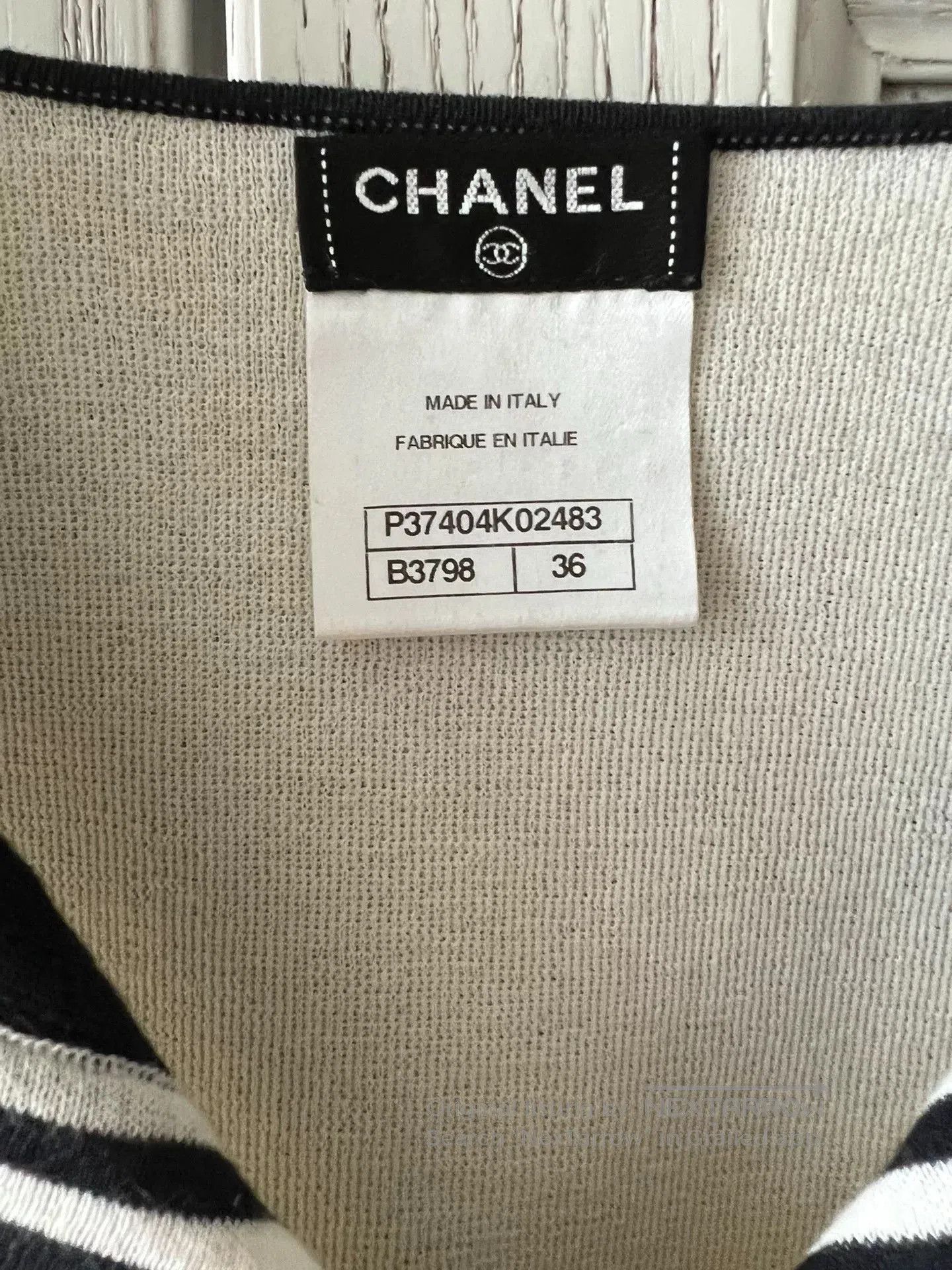 Chanel Chanel Navy Top Size 36. Size XS / US 0-2 / IT 36-38 - 3 Thumbnail