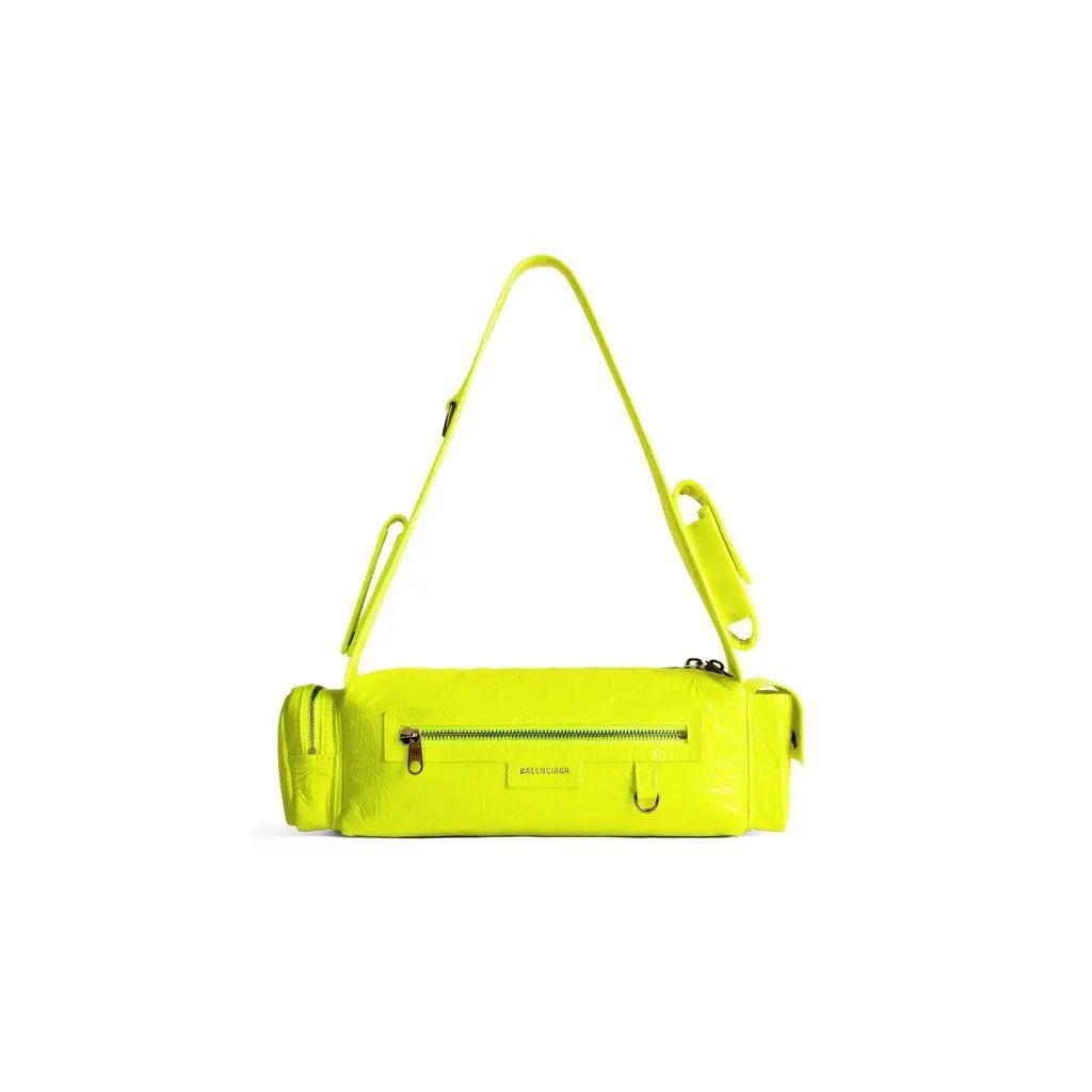 Balenciaga o1mt1gz0525 Size: OS / Superbusy XS Sling Bag in Yellow Size ONE SIZE - 4 Thumbnail
