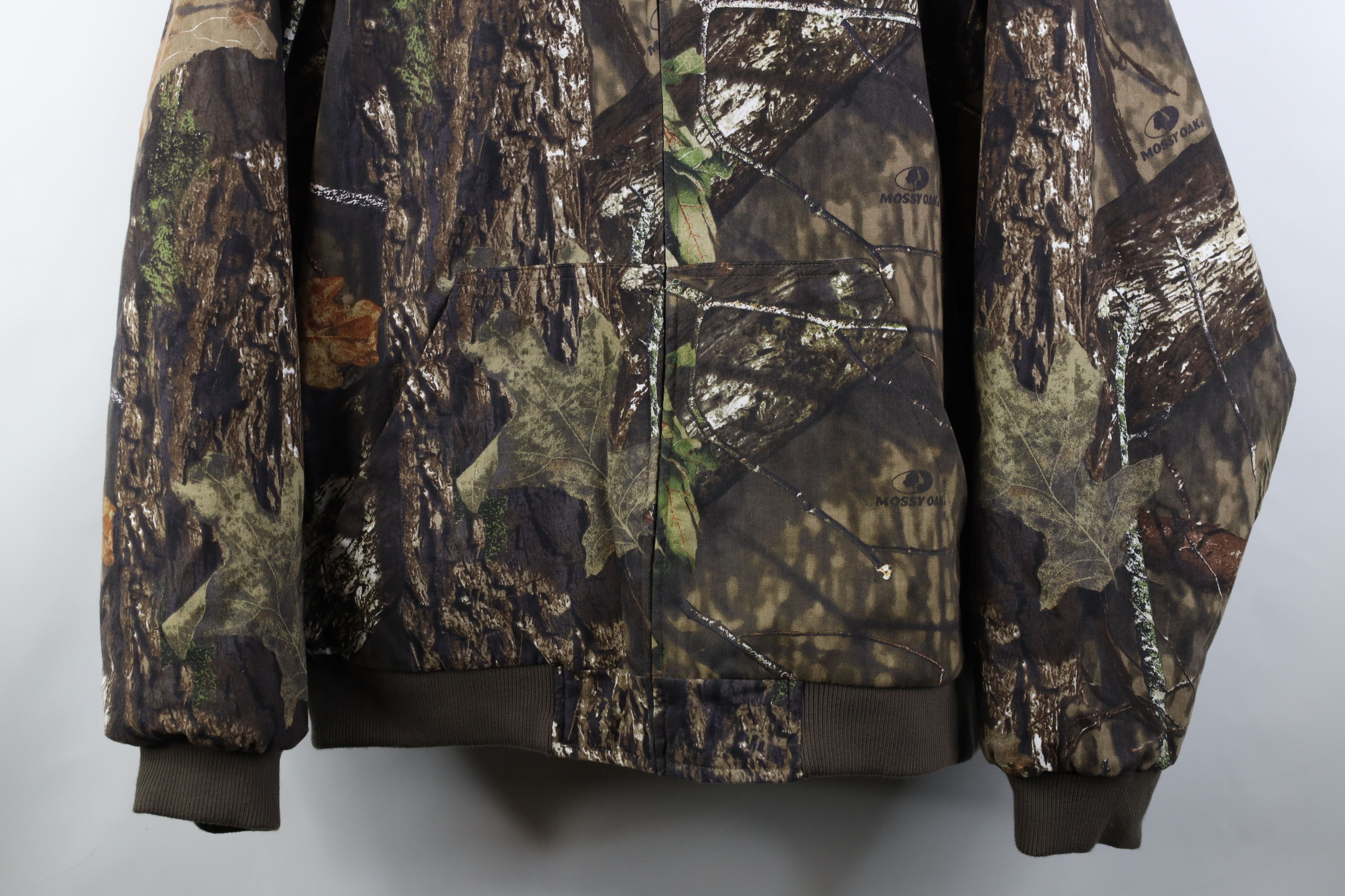 Vintage Vintage Streetwear Mossy Oak Camouflage Hooded Jacket Size US XXL / EU 58 / 5 - 3 Thumbnail