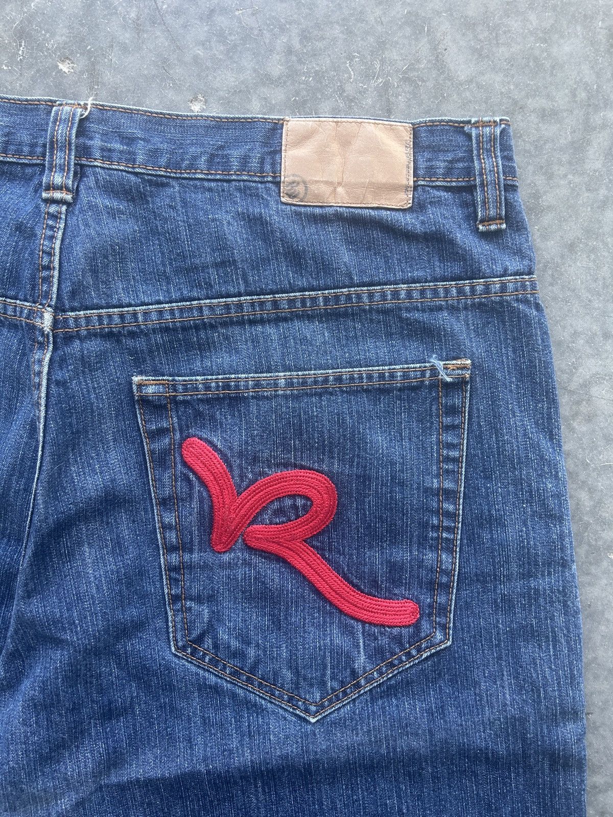 Rocawear × Vintage Vintage Y2K Rocawear Baggy Jean Shorts Size US 40 / EU 56 - 2 Thumbnail