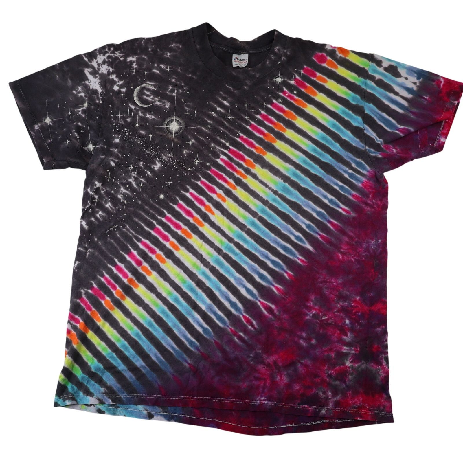 Vintage Vintage Space Galaxy Tie Dye Art Shirt Size US XL / EU 56 / 4 - 1 Thumbnail